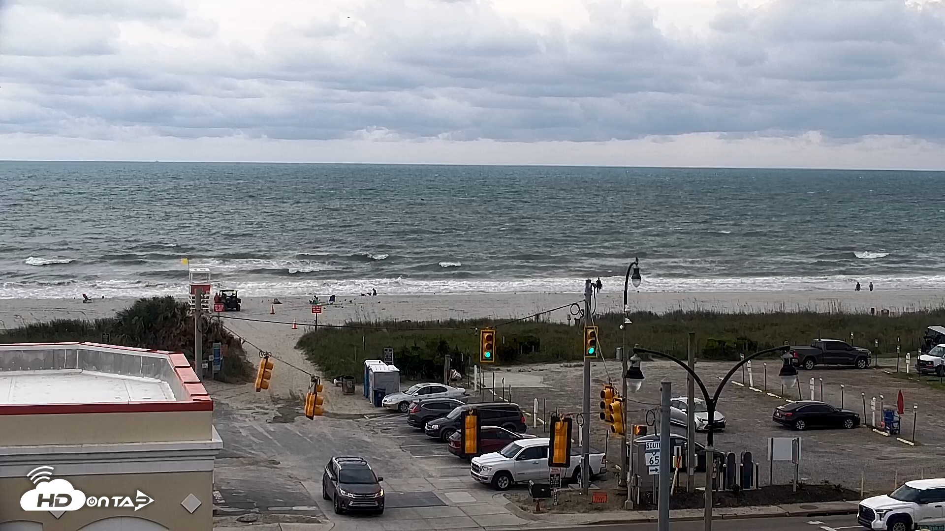 Snapshot of Boulineaus Cherry Grove Beach Live Cam taken Aug 27, 2026, 4:55pm EDT