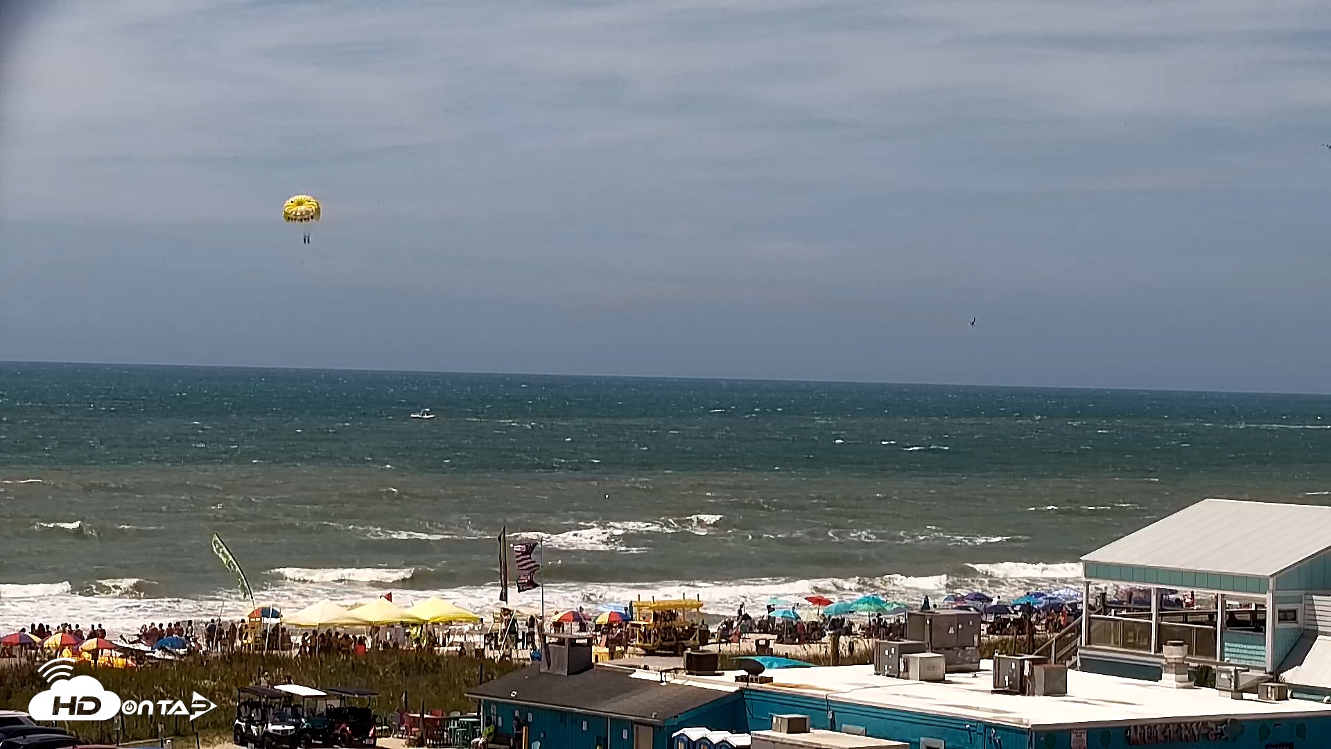 Snapshot of Boulineaus Cherry Grove Beach Live Cam taken Jul 17, 2025, 12:12pm EDT