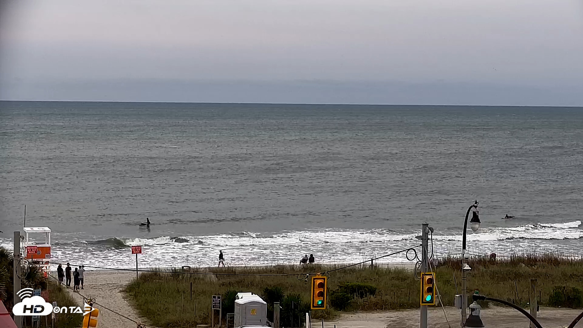 Snapshot of Boulineaus Cherry Grove Beach Live Cam taken May 10, 2025, 8:08am EDT
