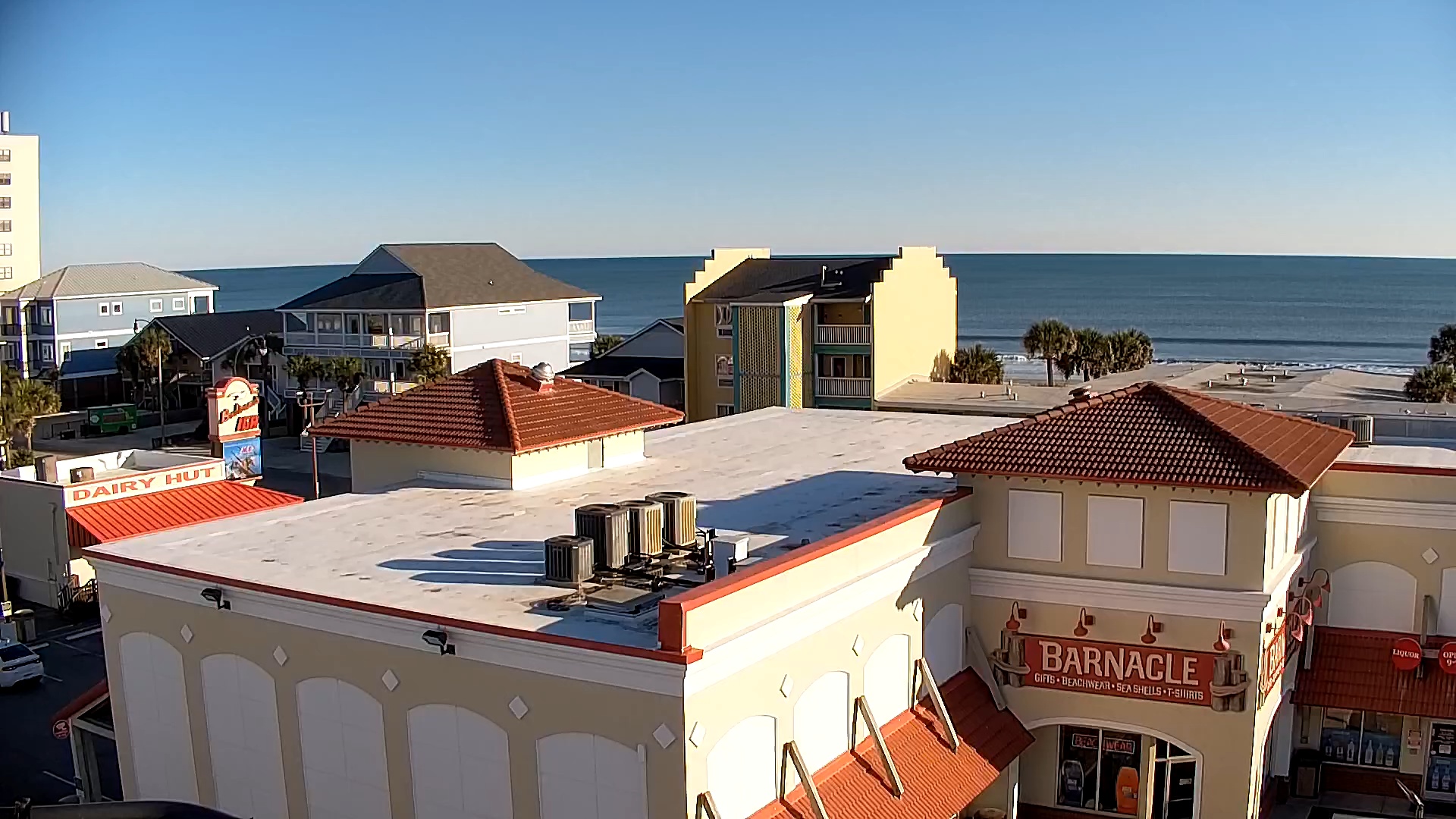 Snapshot of Boulineaus Cherry Grove Beach Live Cam taken Jan 14, 2025, 3:53pm EST