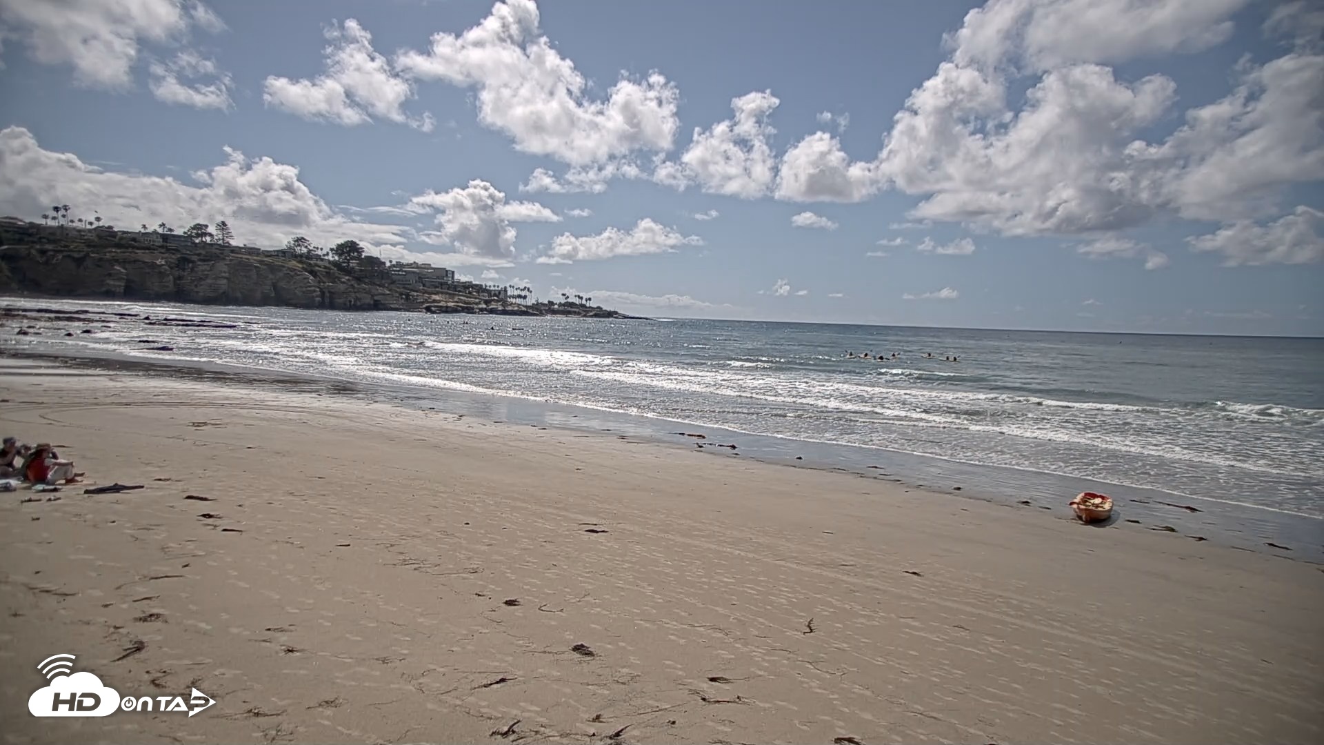 Snapshot of La Jolla Shores Live Surf Cam taken Apr 13, 2026, 3:20pm PDT
