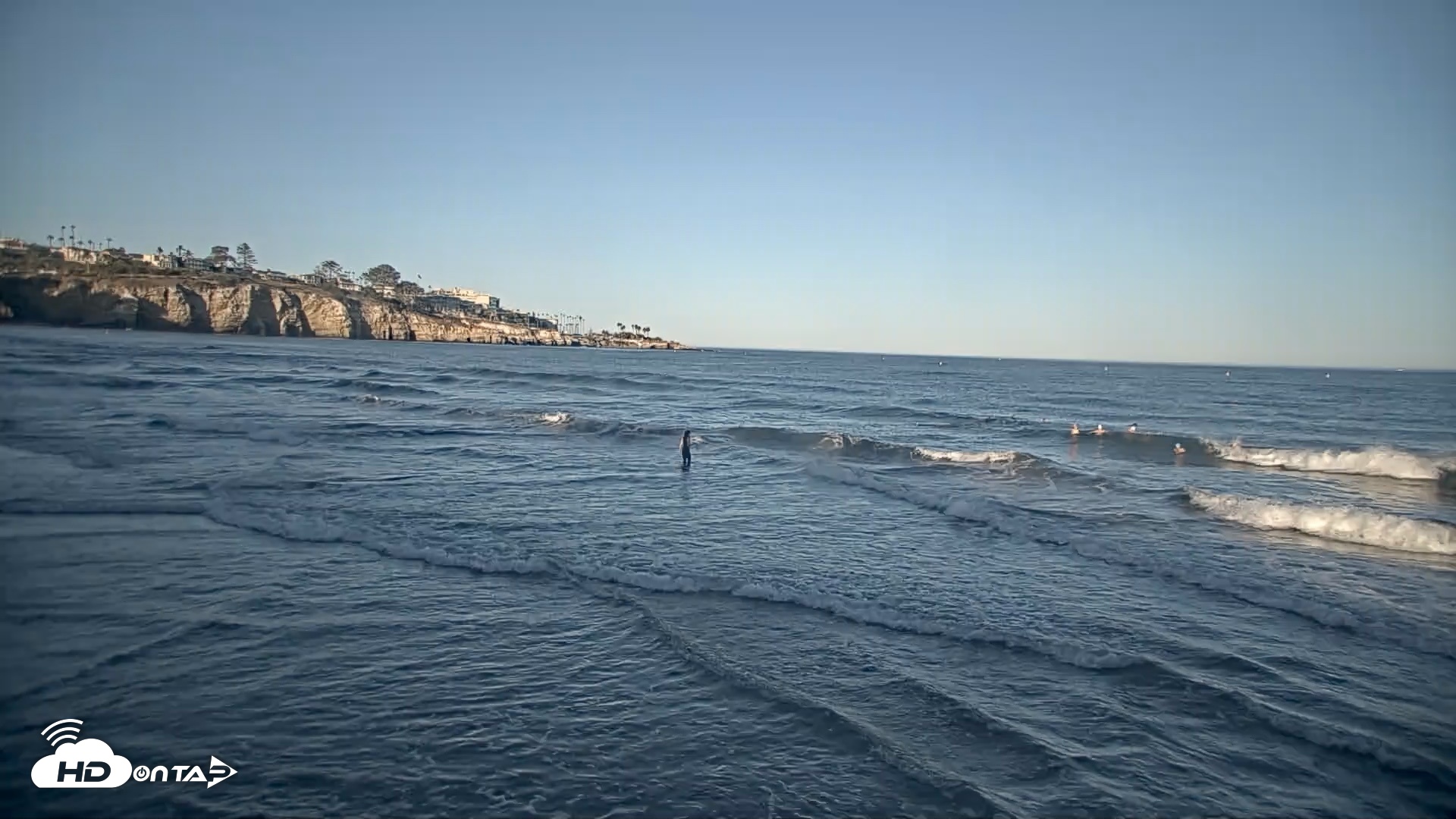 Snapshot of La Jolla Shores Live Surf Cam taken Oct 3, 2026, 7:32am PDT