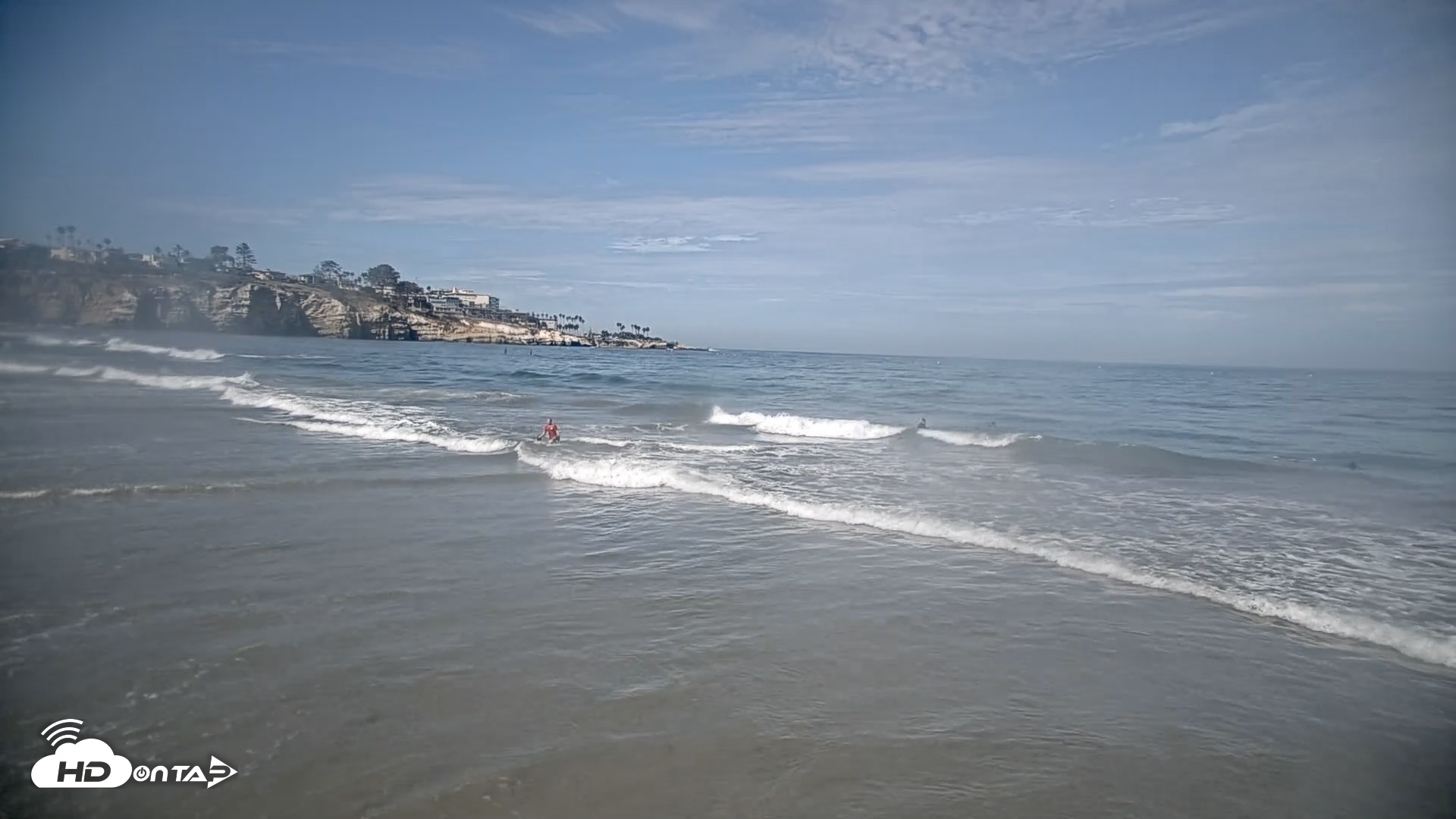 Snapshot of La Jolla Shores Live Surf Cam taken Sep 8, 2026, 10:25am PDT