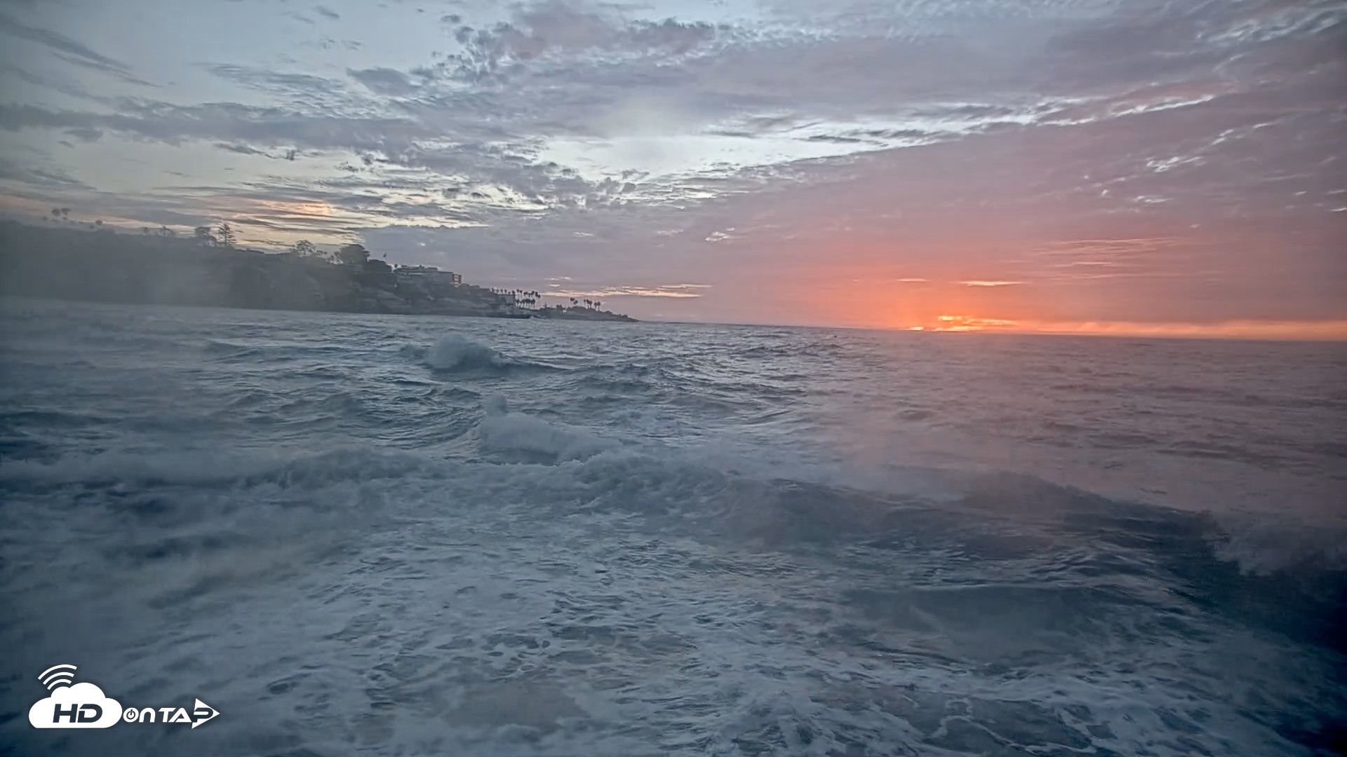 Snapshot of La Jolla Shores Live Surf Cam taken Sep 7, 2026, 7:10pm PDT