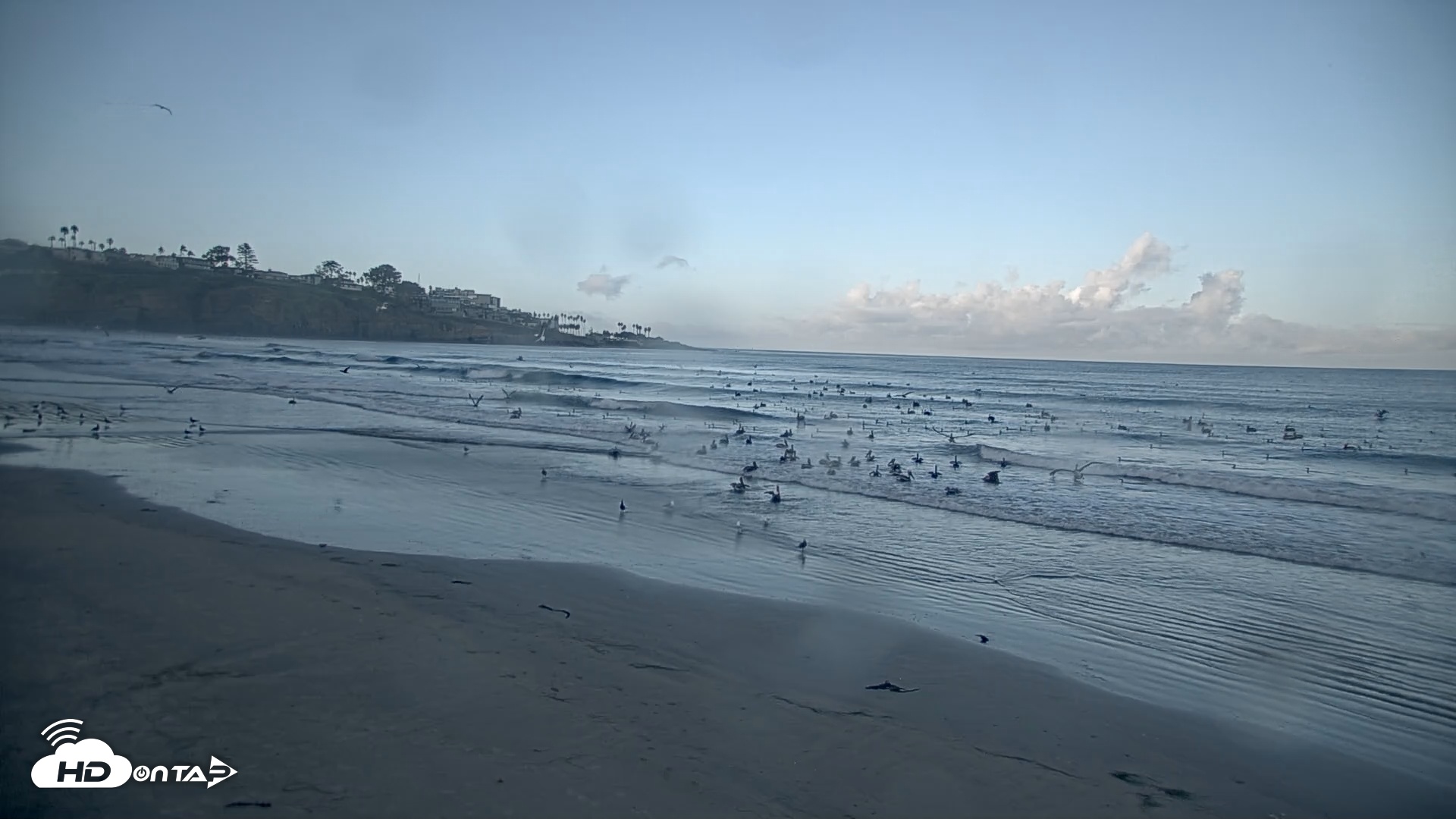 Snapshot of La Jolla Shores Live Surf Cam taken Dec 25, 2025, 7:42am PST