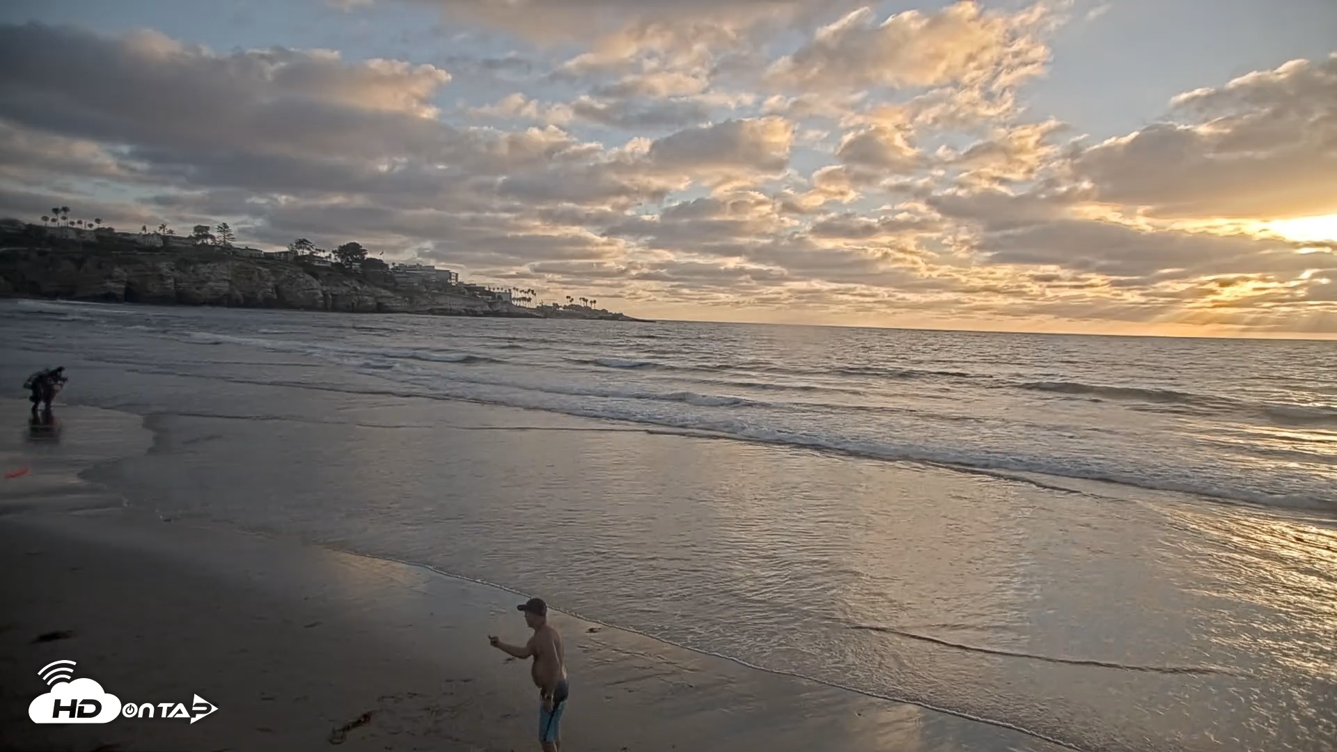 Snapshot of La Jolla Shores Live Surf Cam taken Jun 20, 2026, 7:35pm PDT
