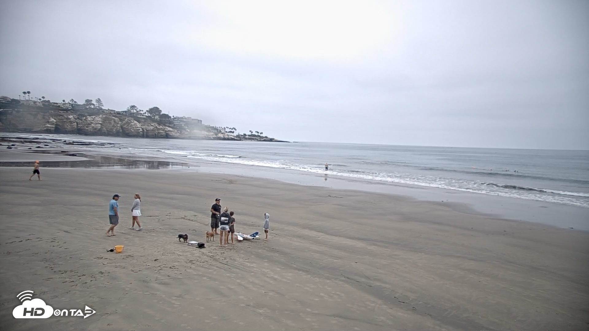Snapshot of La Jolla Shores Live Surf Cam taken Jul 31, 2026, 7:06am PDT