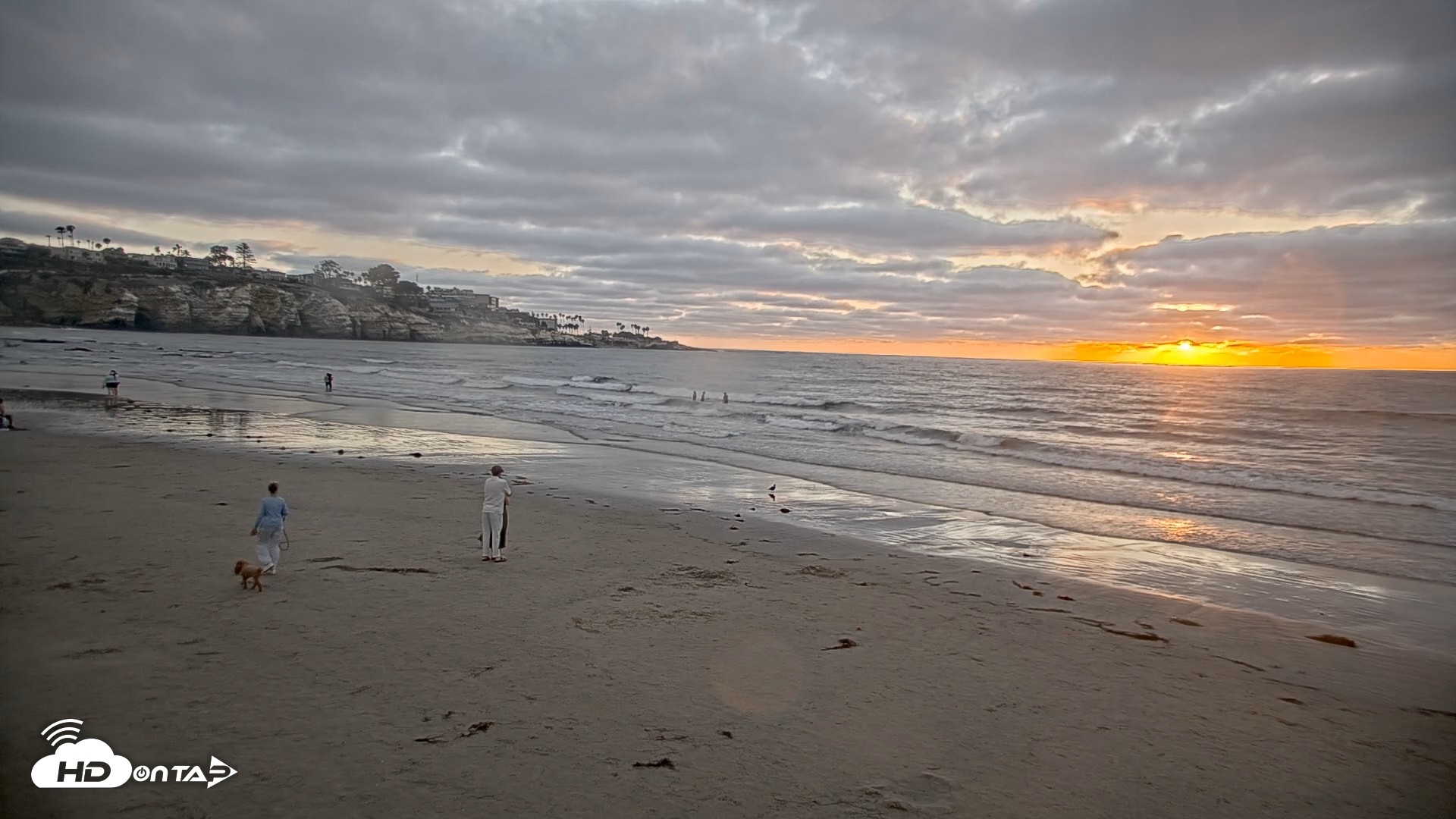 Snapshot of La Jolla Shores Live Surf Cam taken Aug 15, 2026, 7:29pm PDT