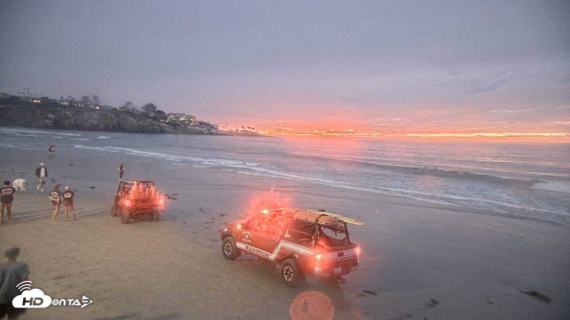 Snapshot of La Jolla Shores Live Surf Cam taken Sep 27, 2026, 6:54pm PDT