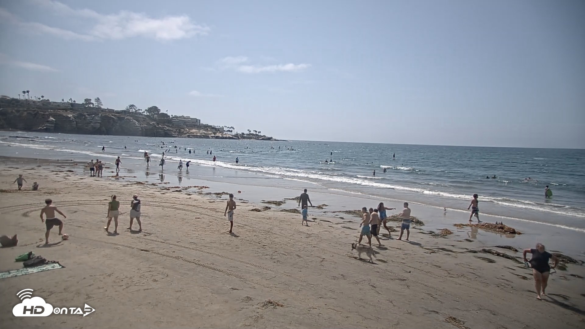 Snapshot of La Jolla Shores Live Surf Cam taken Aug 11, 2026, 2:44pm PDT