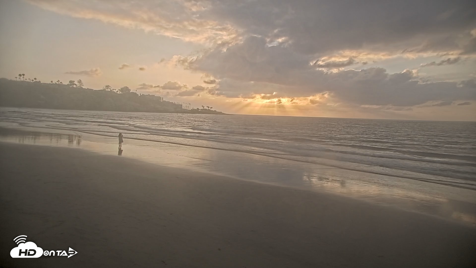 Snapshot of La Jolla Shores Live Surf Cam taken Sep 16, 2026, 6:30pm PDT