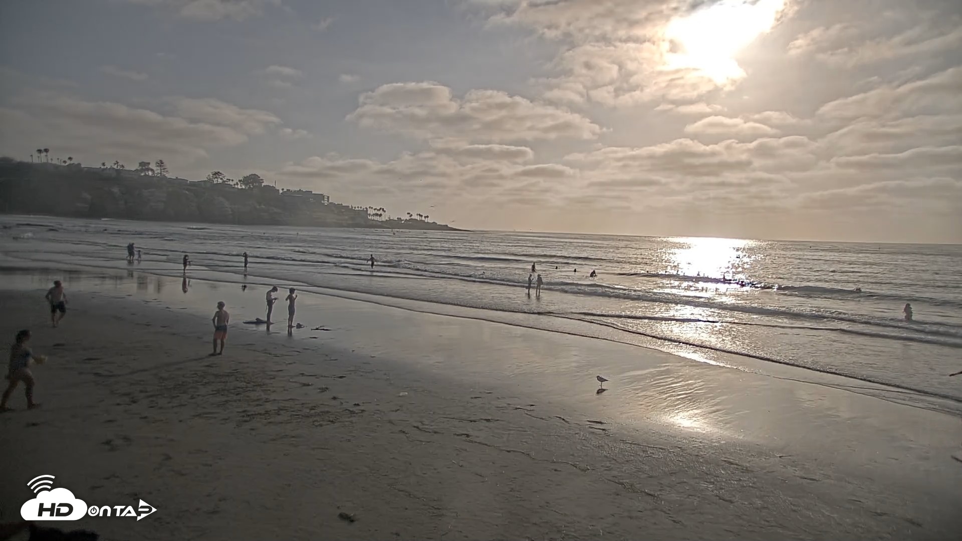 Snapshot of La Jolla Shores Live Surf Cam taken Aug 3, 2026, 6:28pm PDT