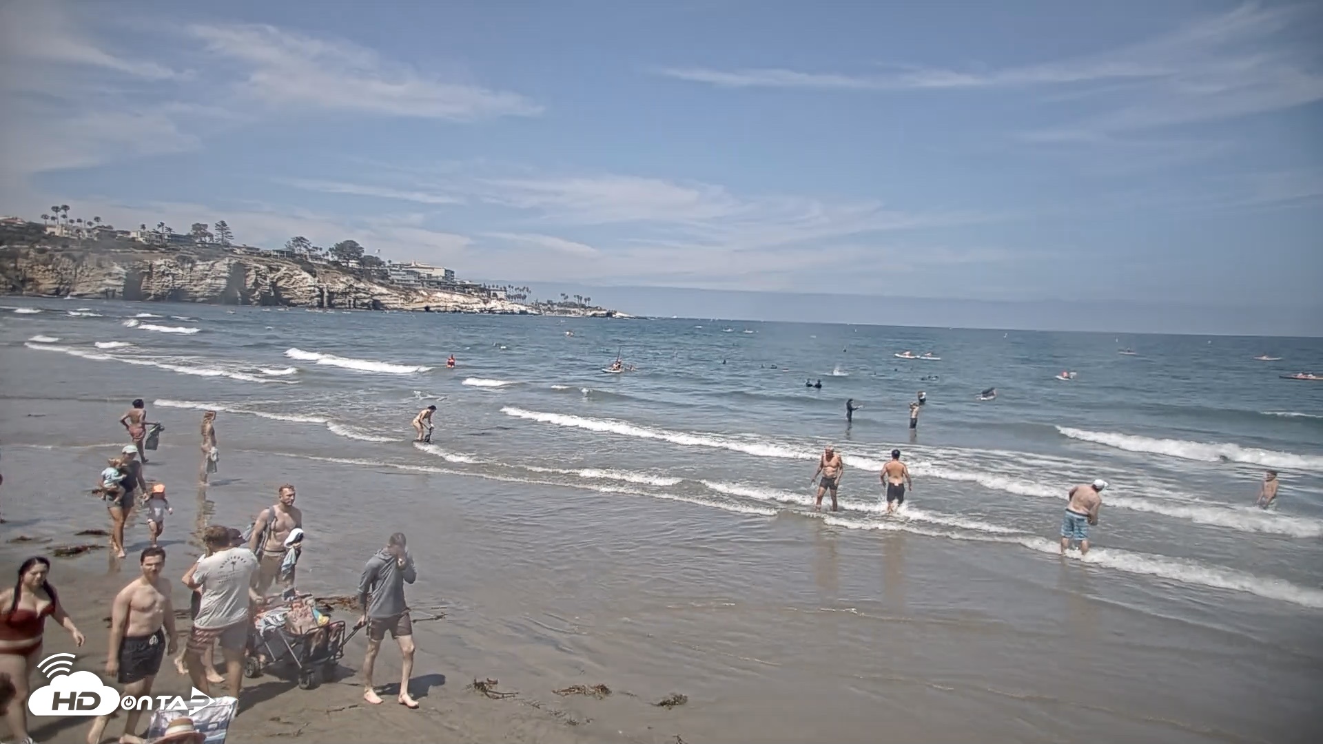 Snapshot of La Jolla Shores Live Surf Cam taken Jul 3, 2026, 11:05am PDT