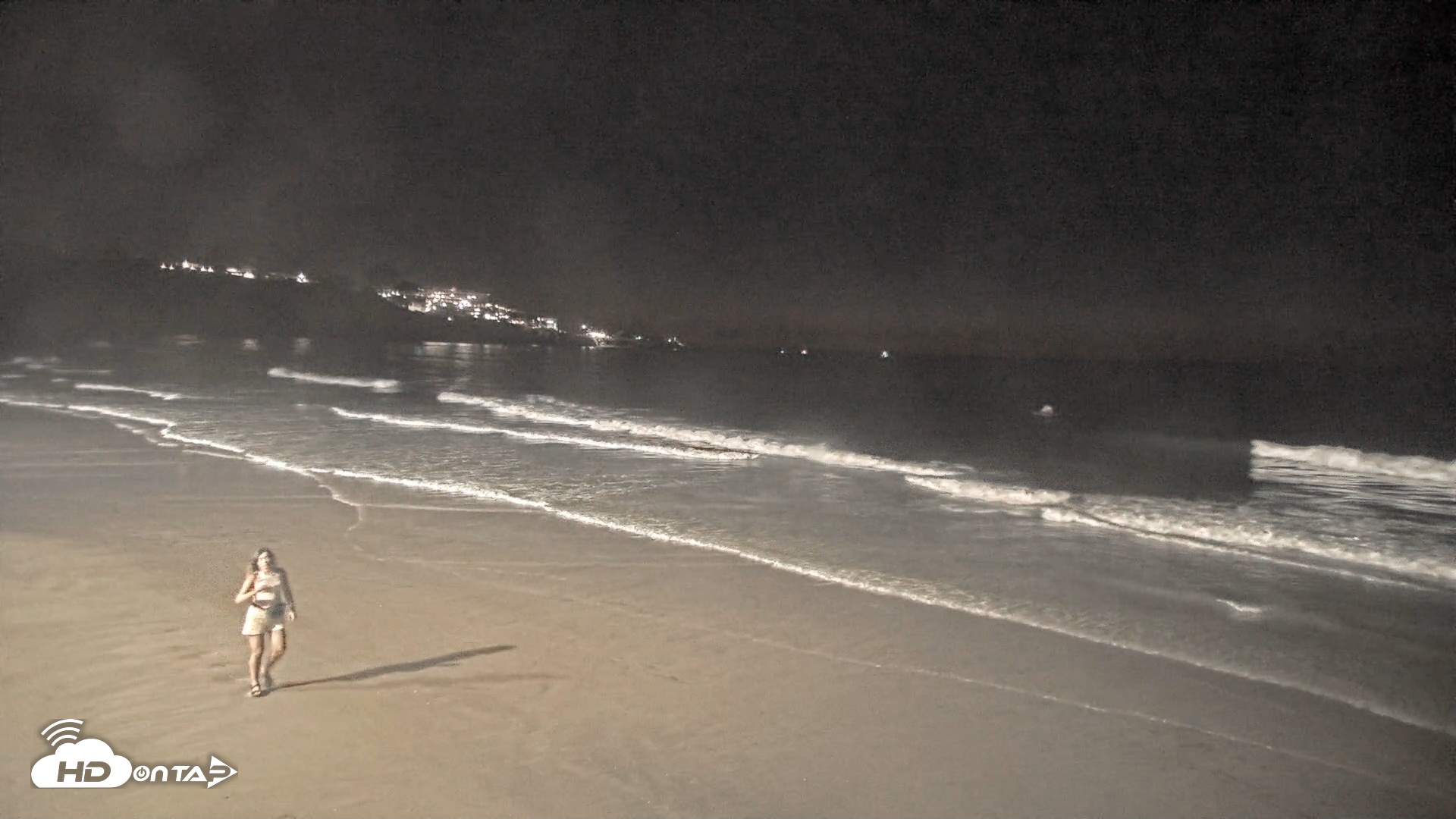 Snapshot of La Jolla Shores Live Surf Cam taken Oct 3, 2026, 7:34pm PDT