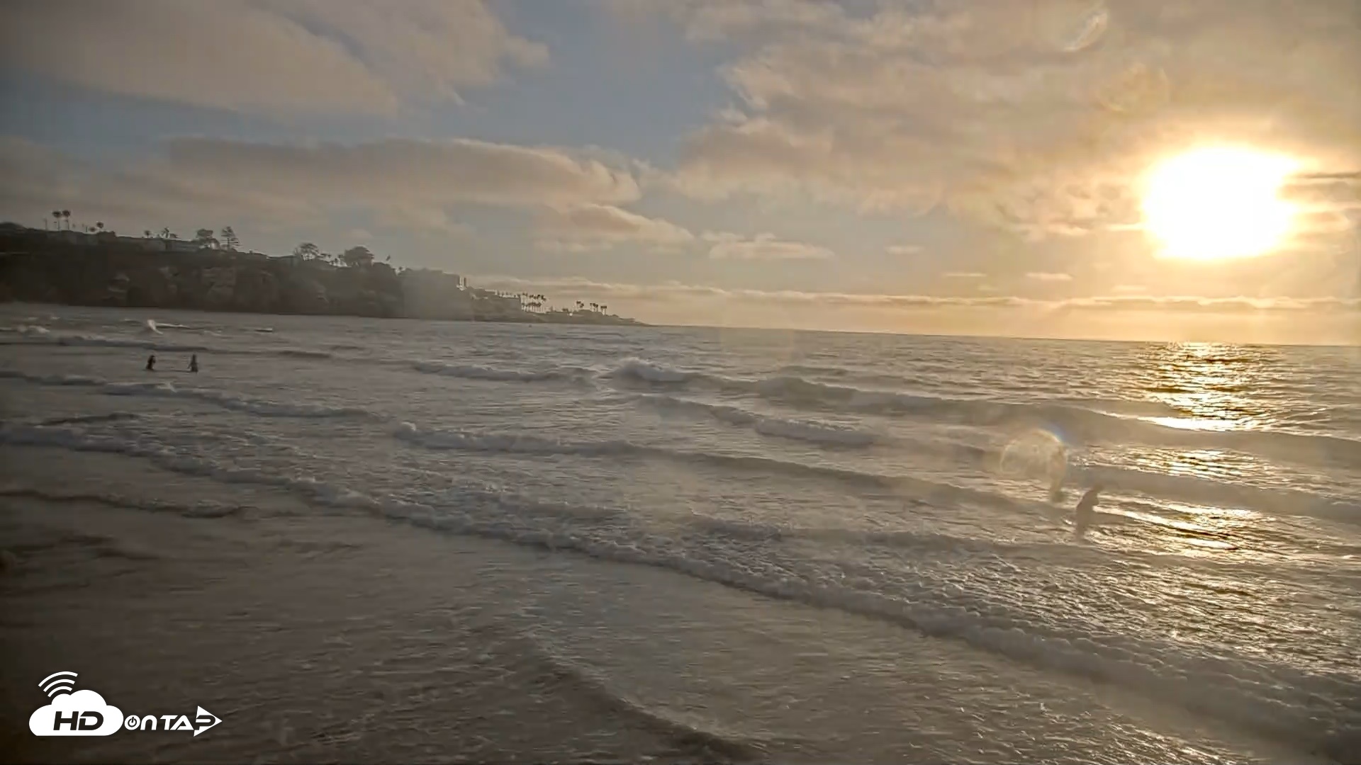 Snapshot of La Jolla Shores Live Surf Cam taken Jul 22, 2026, 7:19pm PDT