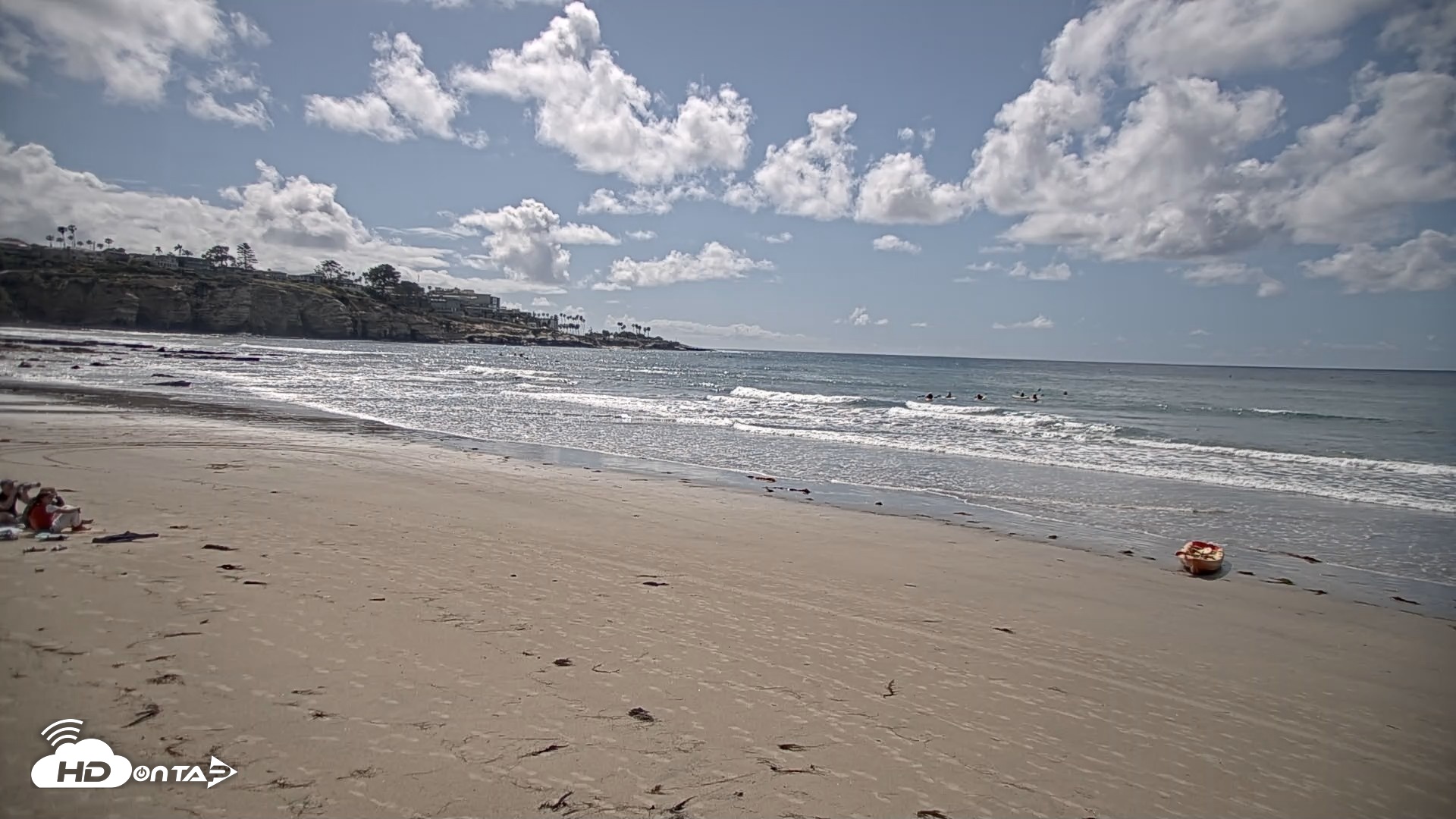 Snapshot of La Jolla Shores Live Surf Cam taken Apr 13, 2026, 3:20pm PDT