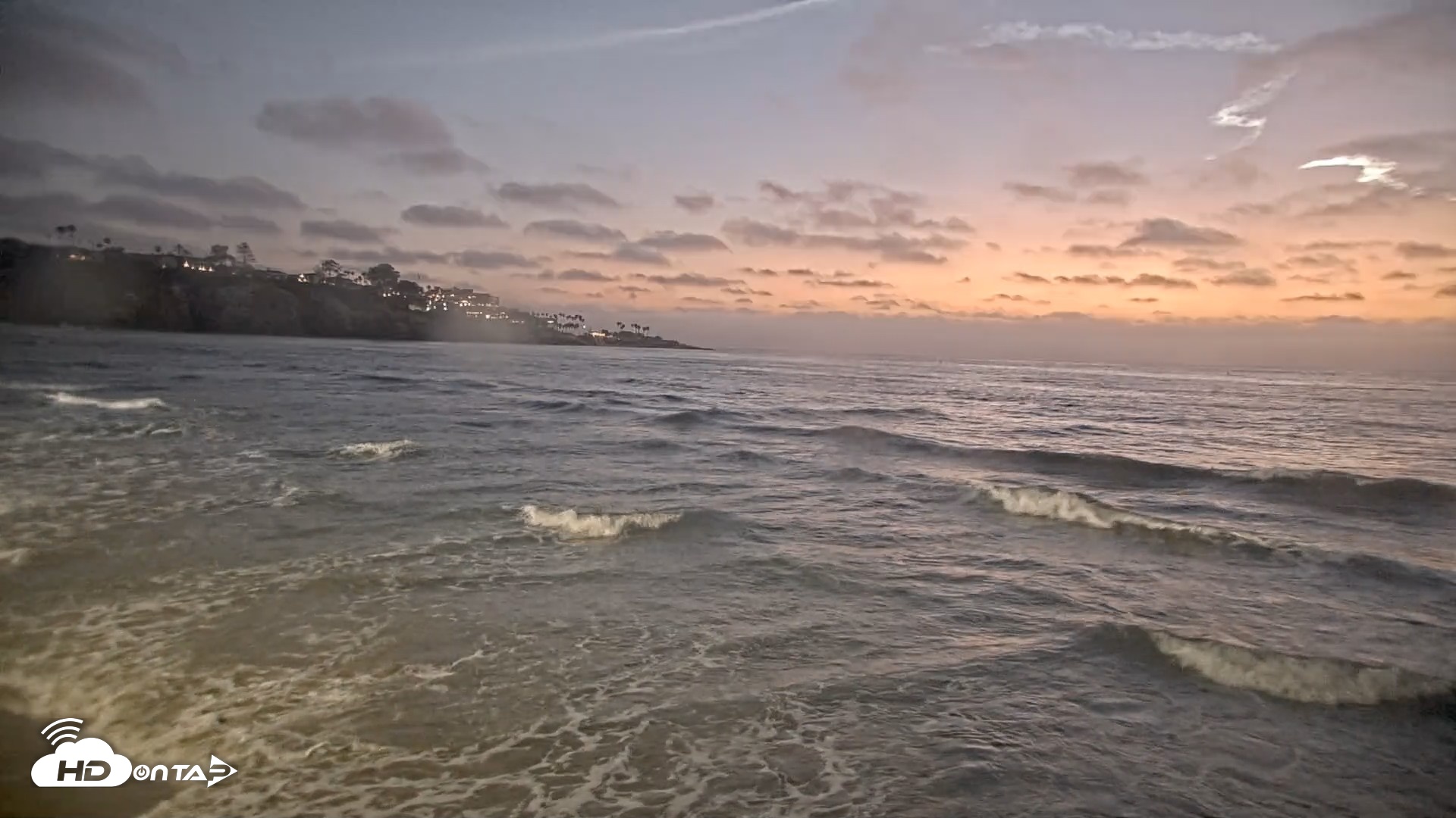 Snapshot of La Jolla Shores Live Surf Cam taken Jul 31, 2026, 8:19pm PDT