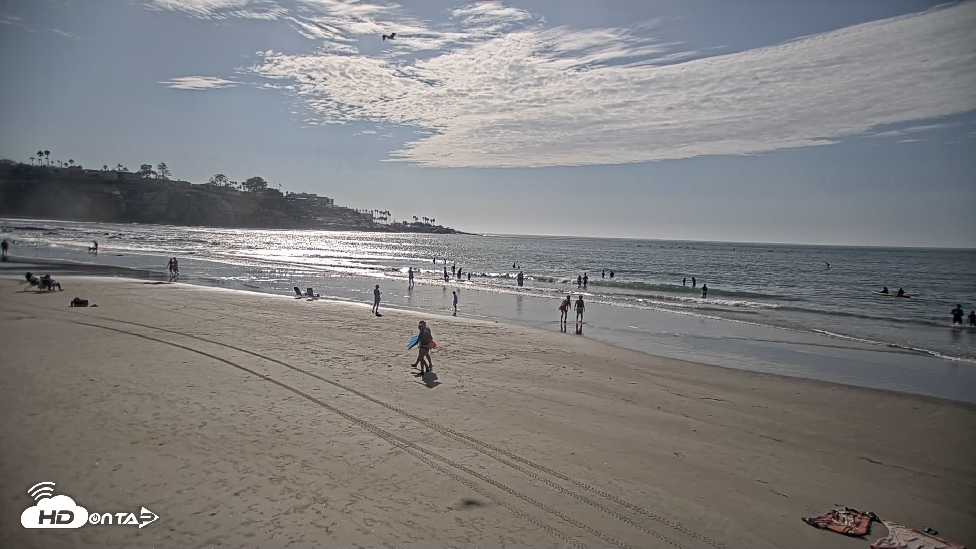 Snapshot of La Jolla Shores Live Surf Cam taken Sep 10, 2026, 4:14pm PDT
