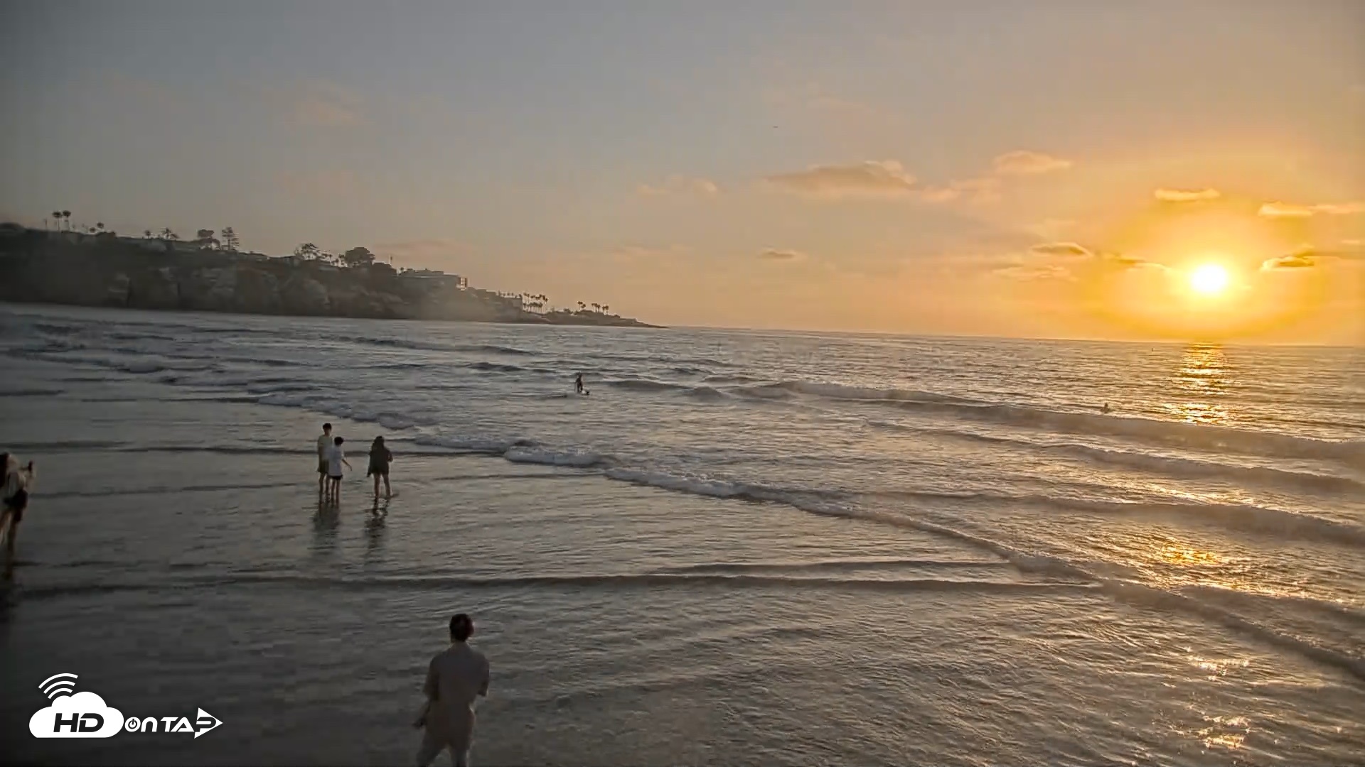 Snapshot of La Jolla Shores Live Surf Cam taken Jul 31, 2026, 7:31pm PDT