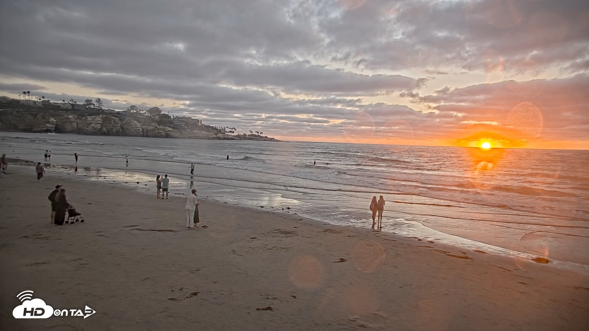 Snapshot of La Jolla Shores Live Surf Cam taken Aug 15, 2026, 7:35pm PDT