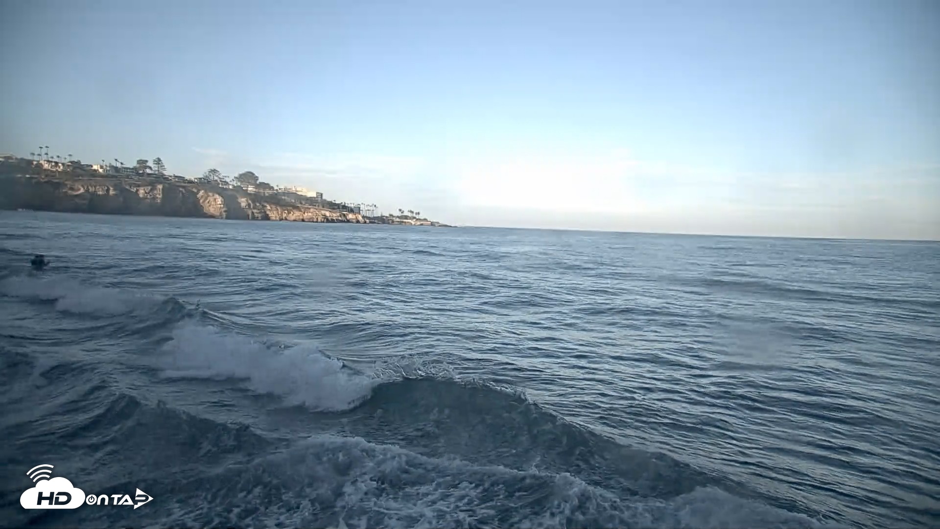 Snapshot of La Jolla Shores Live Surf Cam taken Oct 21, 2026, 7:43am PDT