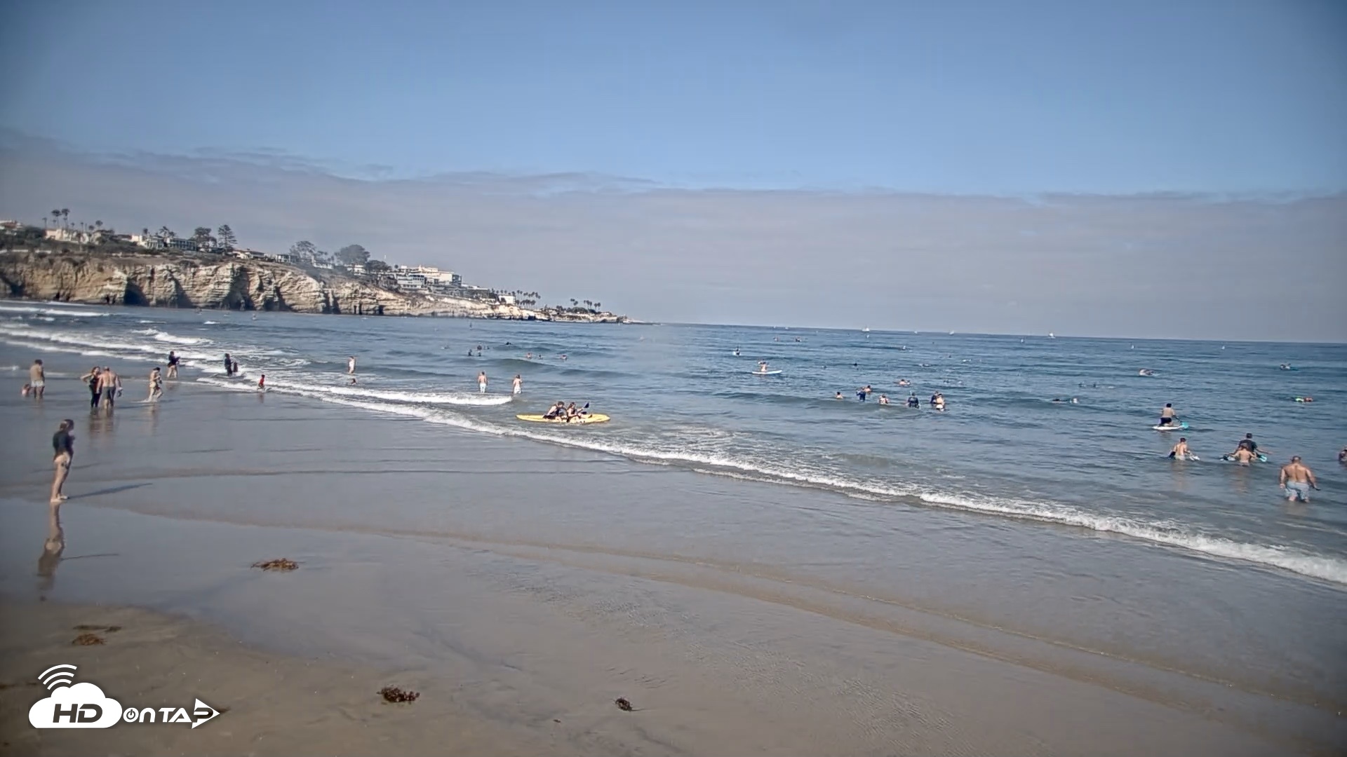 Snapshot of La Jolla Shores Live Surf Cam taken Aug 16, 2026, 9:25am PDT
