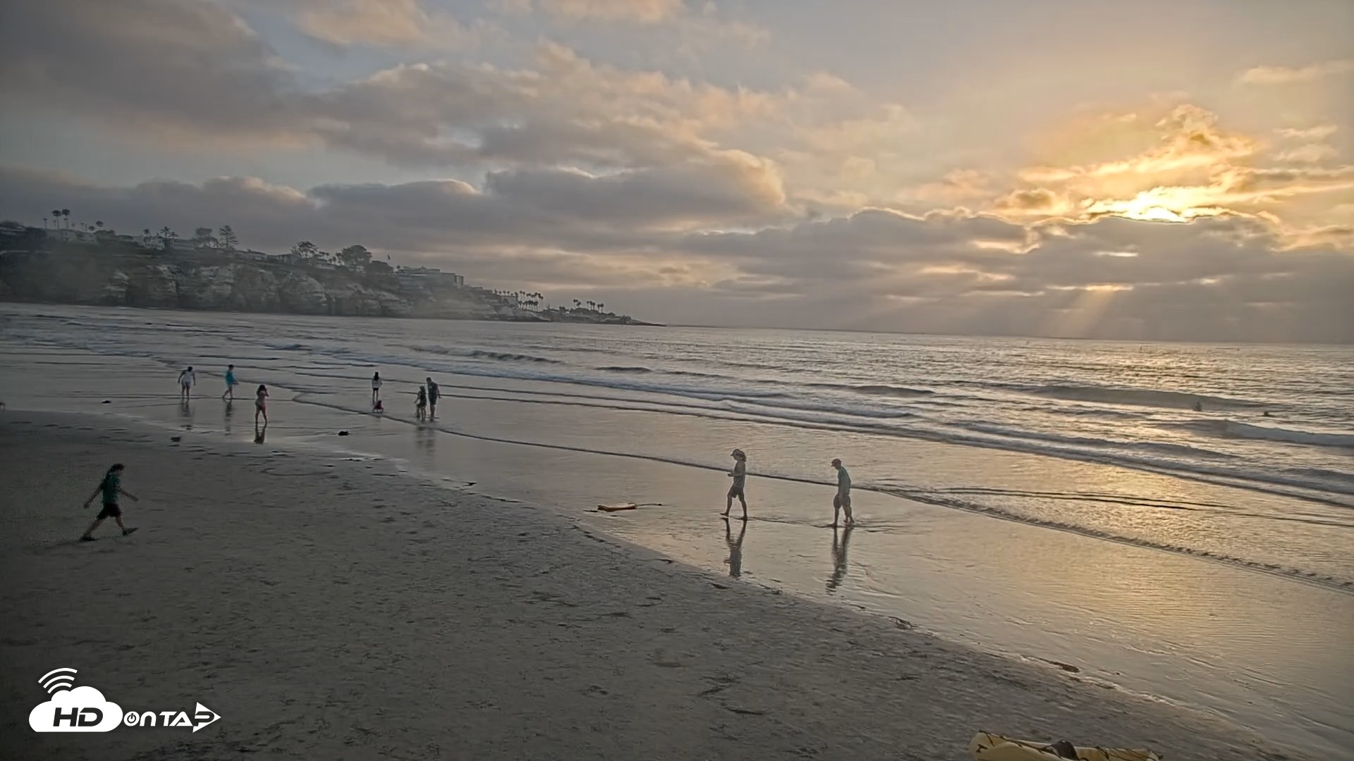 Snapshot of La Jolla Shores Live Surf Cam taken Aug 2, 2026, 7:19pm PDT