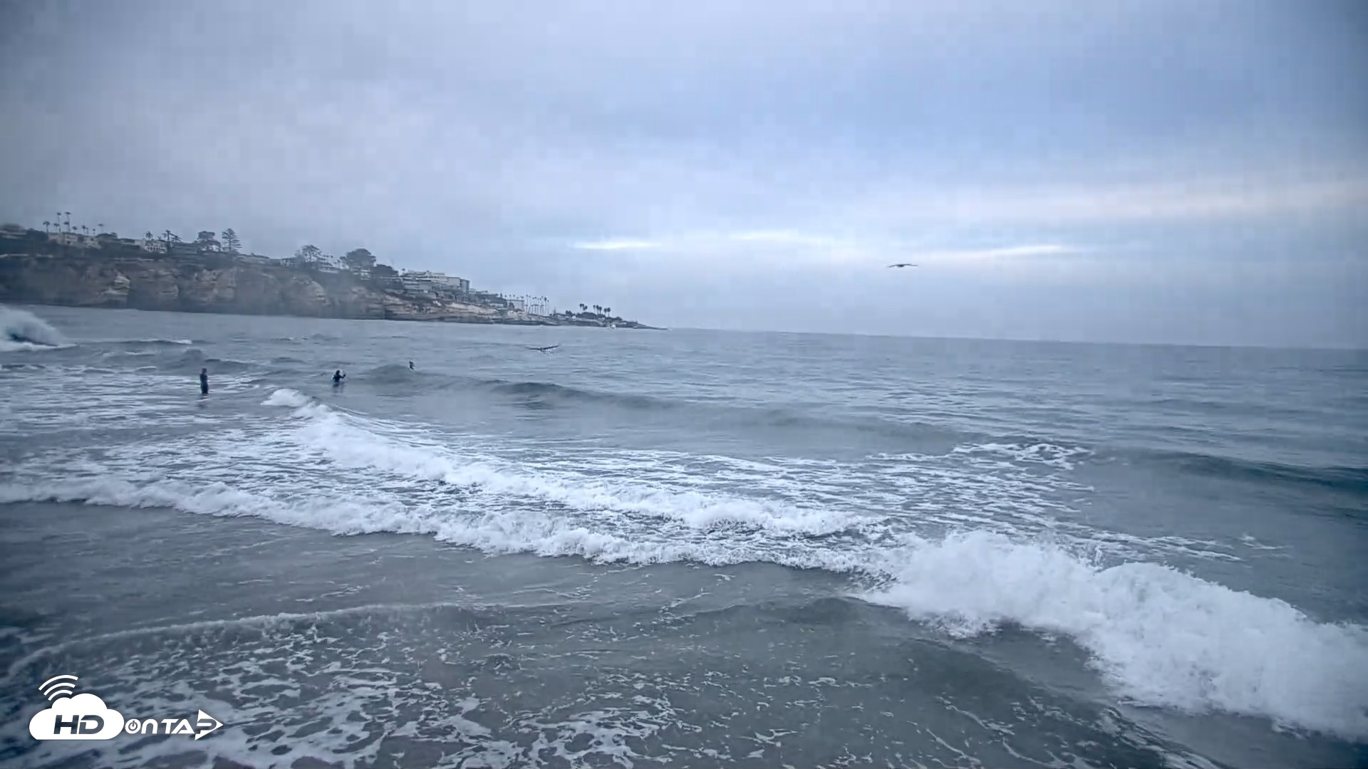 Snapshot of La Jolla Shores Live Surf Cam taken Oct 10, 2026, 7:08am PDT