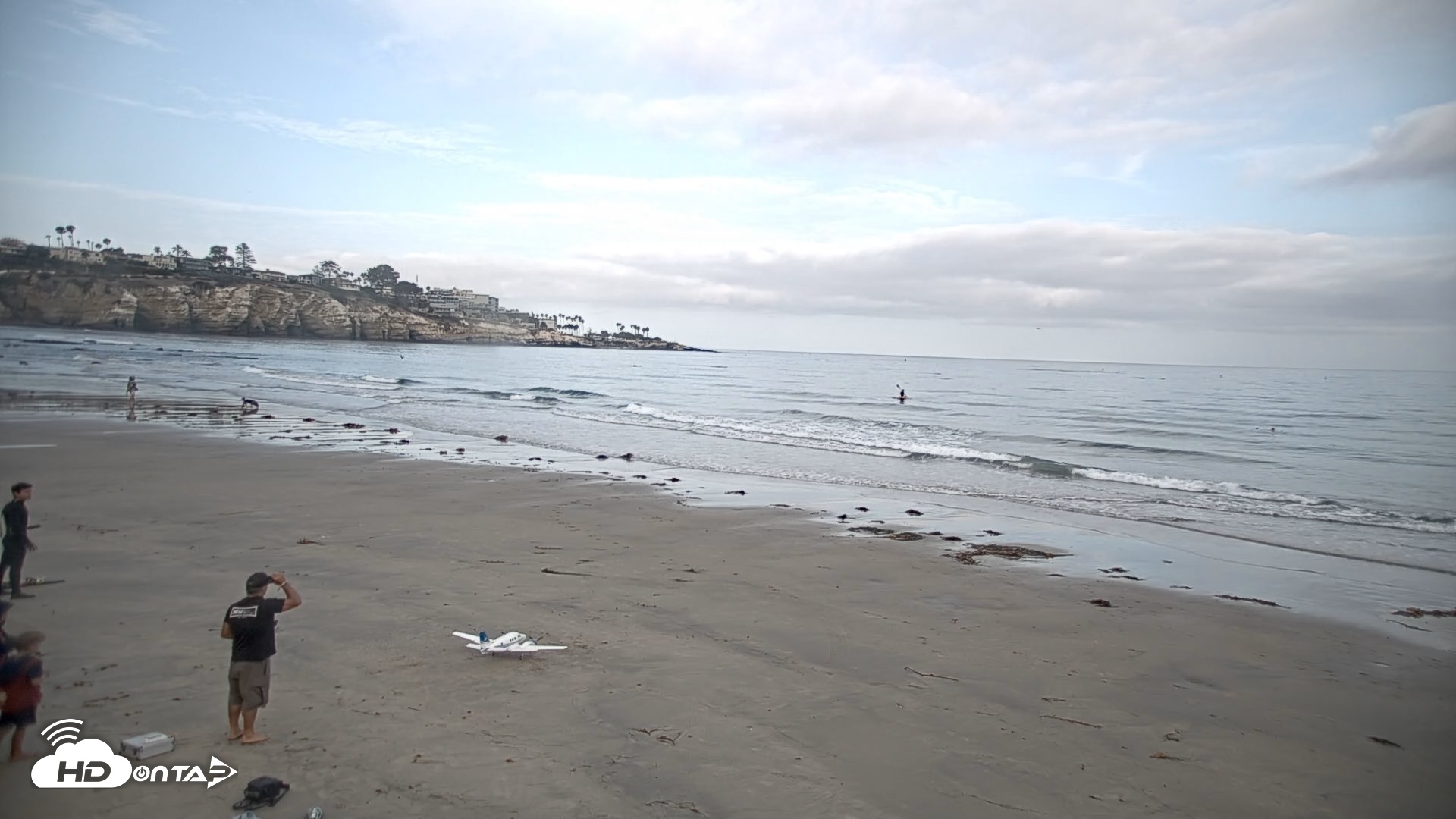 Snapshot of La Jolla Shores Live Surf Cam taken Aug 12, 2026, 7:10am PDT