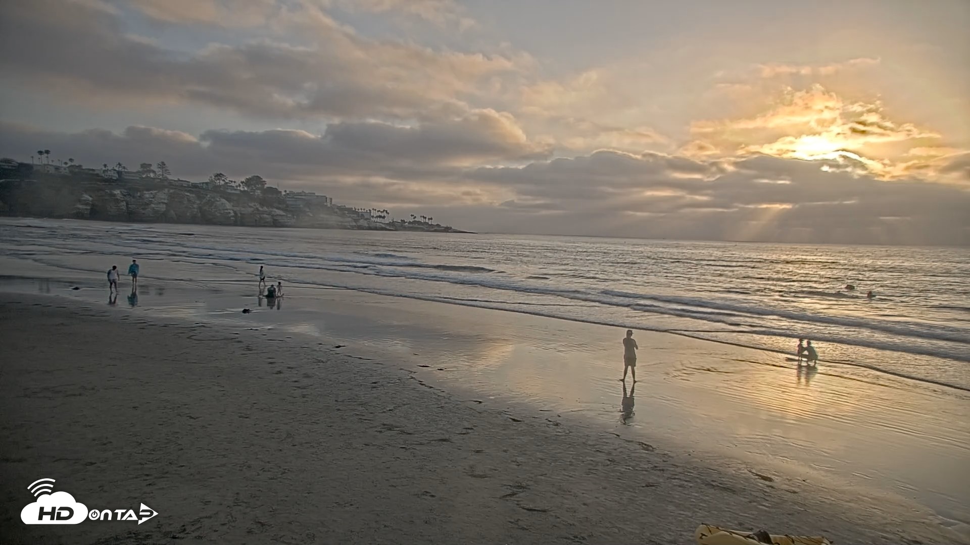 Snapshot of La Jolla Shores Live Surf Cam taken Aug 2, 2026, 7:18pm PDT
