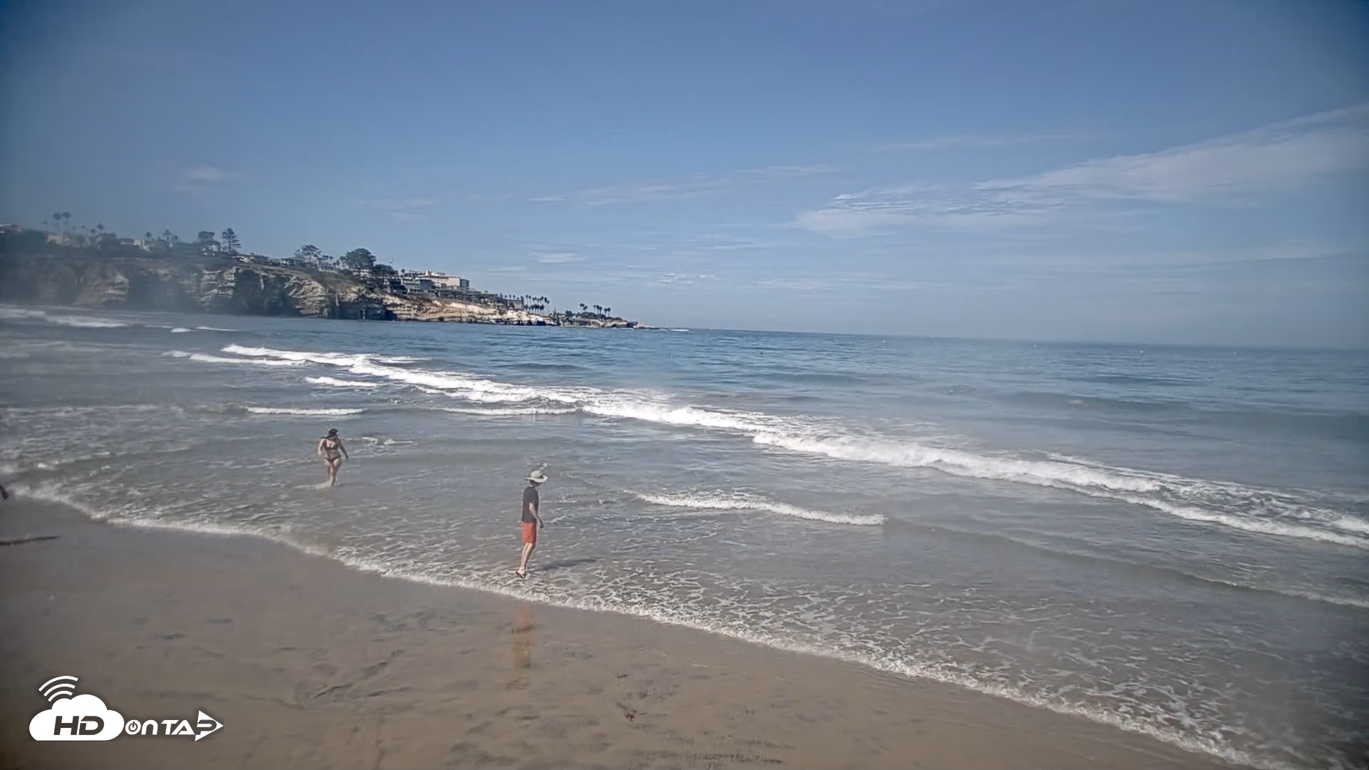 Snapshot of La Jolla Shores Live Surf Cam taken Sep 8, 2026, 11:08am PDT
