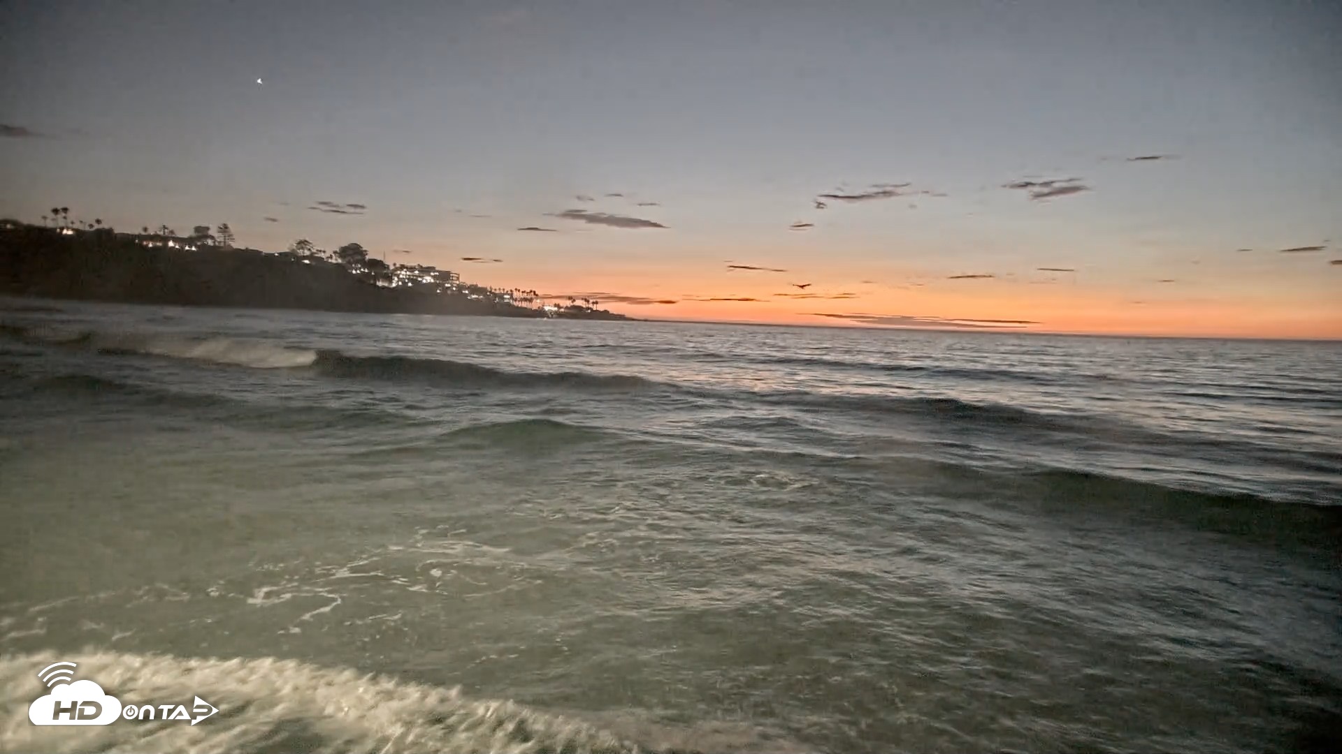 Snapshot of La Jolla Shores Live Surf Cam taken Sep 9, 2026, 7:41pm PDT