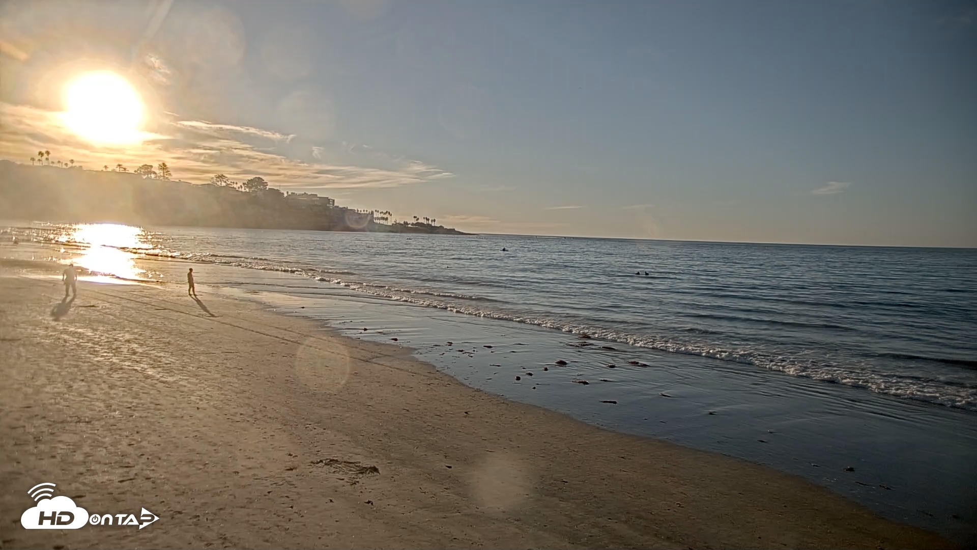 Snapshot of La Jolla Shores Live Surf Cam taken Jan 12, 2026, 4:21pm PST