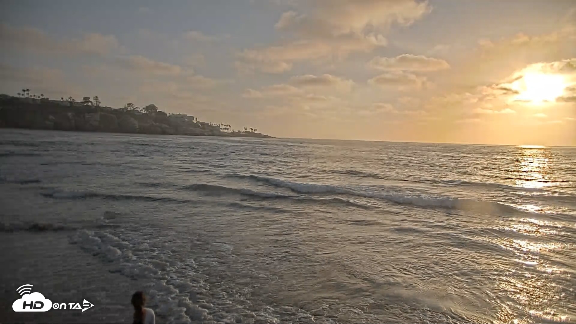 Snapshot of La Jolla Shores Live Surf Cam taken Jul 15, 2026, 7:24pm PDT