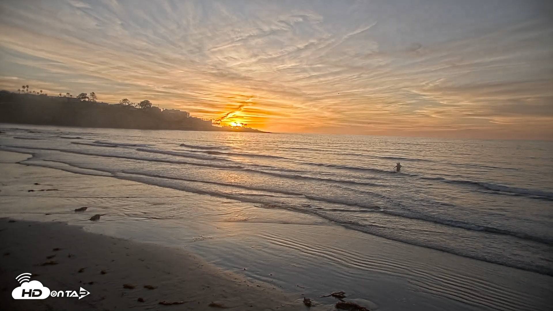 Snapshot of La Jolla Shores Live Surf Cam taken Feb 24, 2026, 5:39pm PST