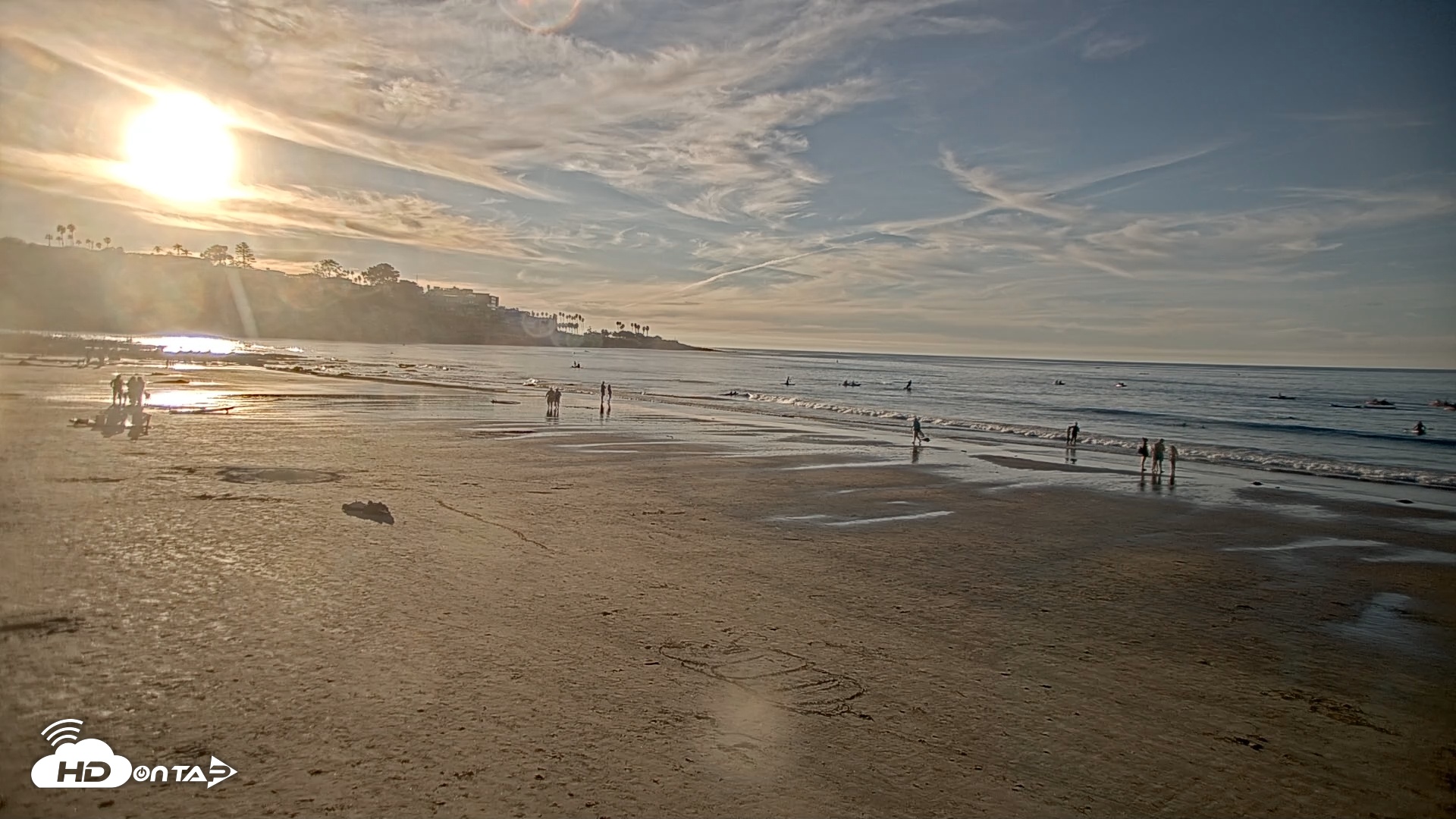 Snapshot of La Jolla Shores Live Surf Cam taken Jan 17, 2026, 4:24pm PST