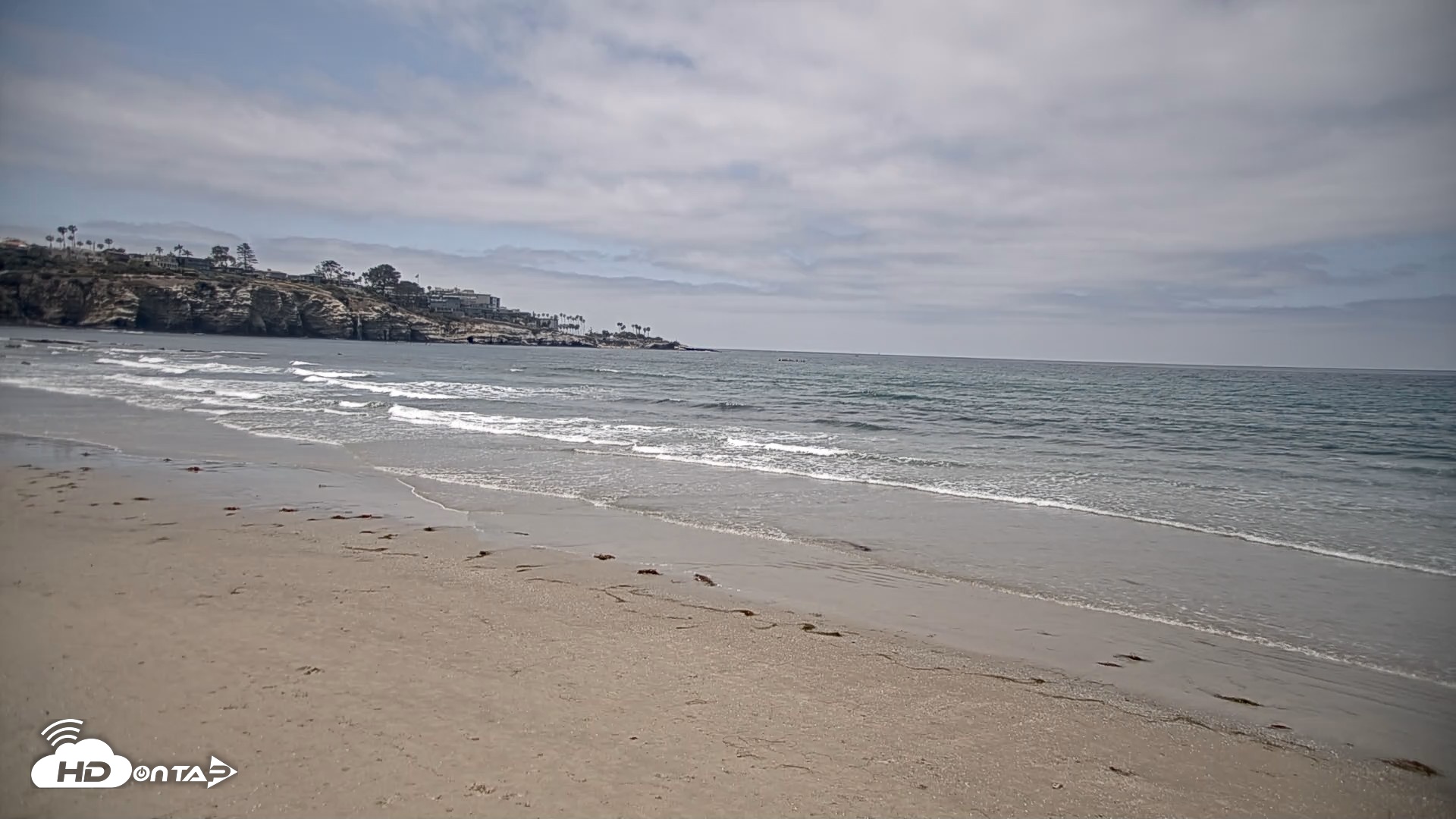 Snapshot of La Jolla Shores Live Surf Cam taken May 7, 2026, 12:57pm PDT