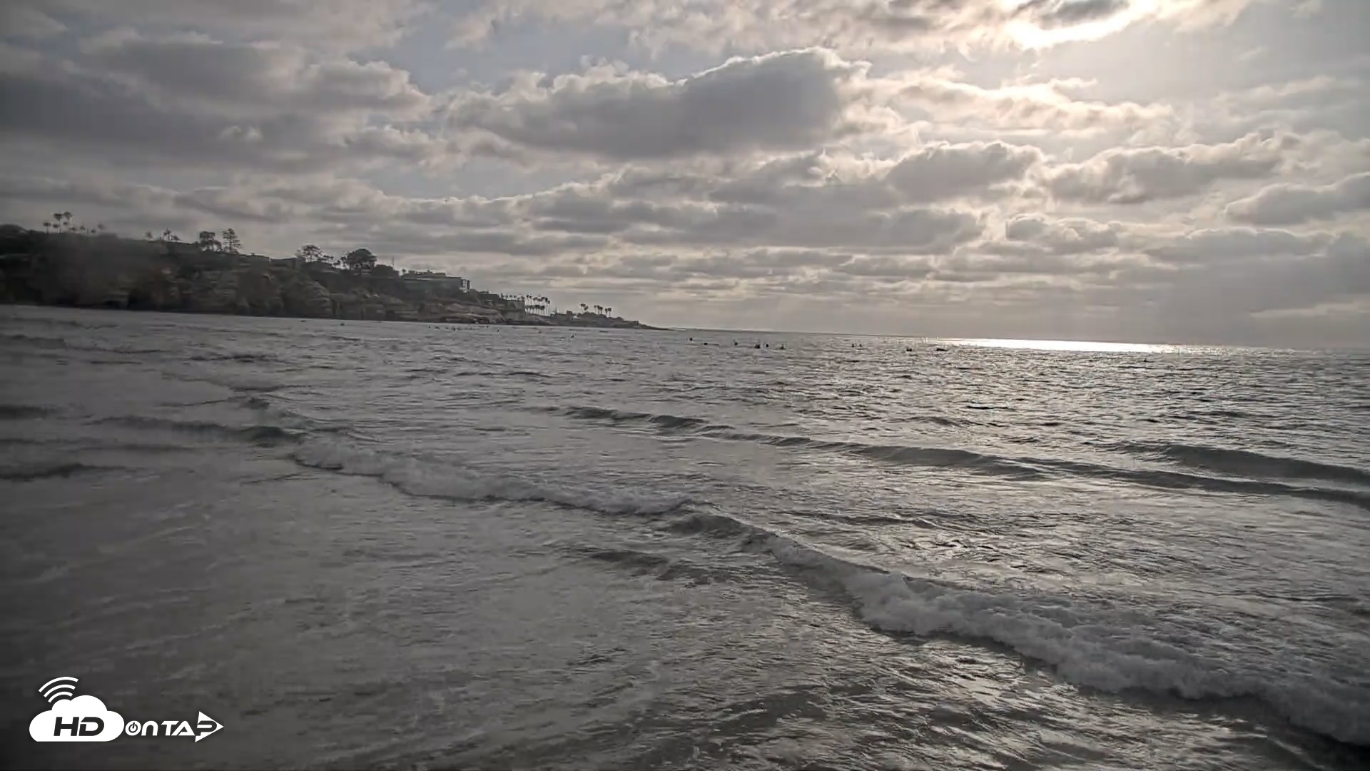 Snapshot of La Jolla Shores Live Surf Cam taken May 23, 2026, 6:13pm PDT