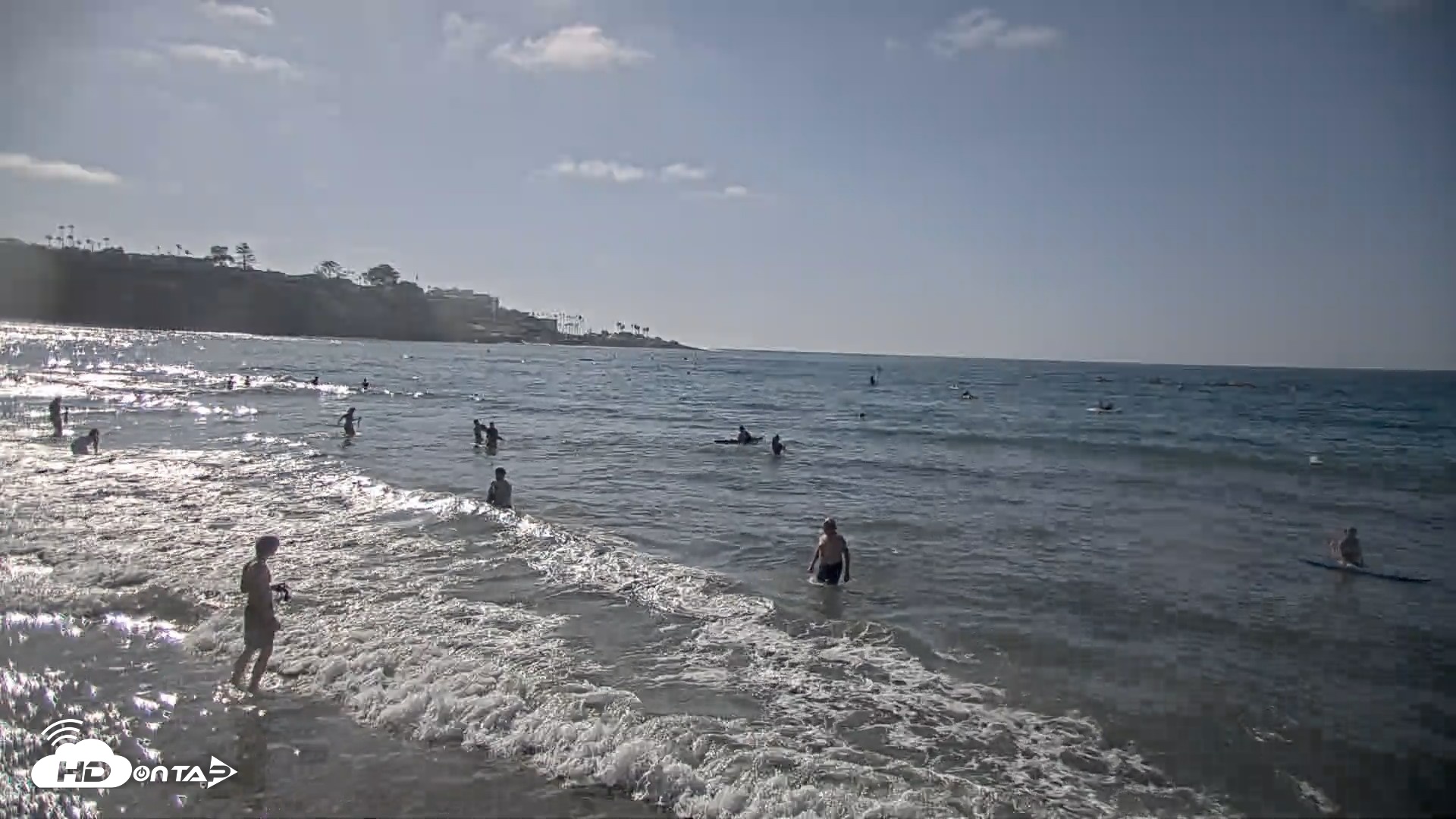 Snapshot of La Jolla Shores Live Surf Cam taken Oct 19, 2026, 3:27pm PDT