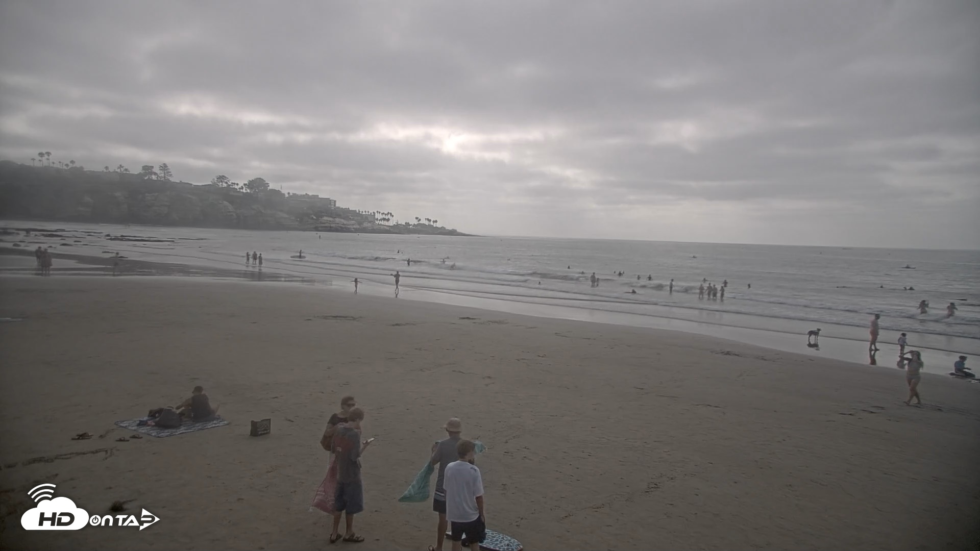 Snapshot of La Jolla Shores Live Surf Cam taken Sep 12, 2026, 4:24pm PDT