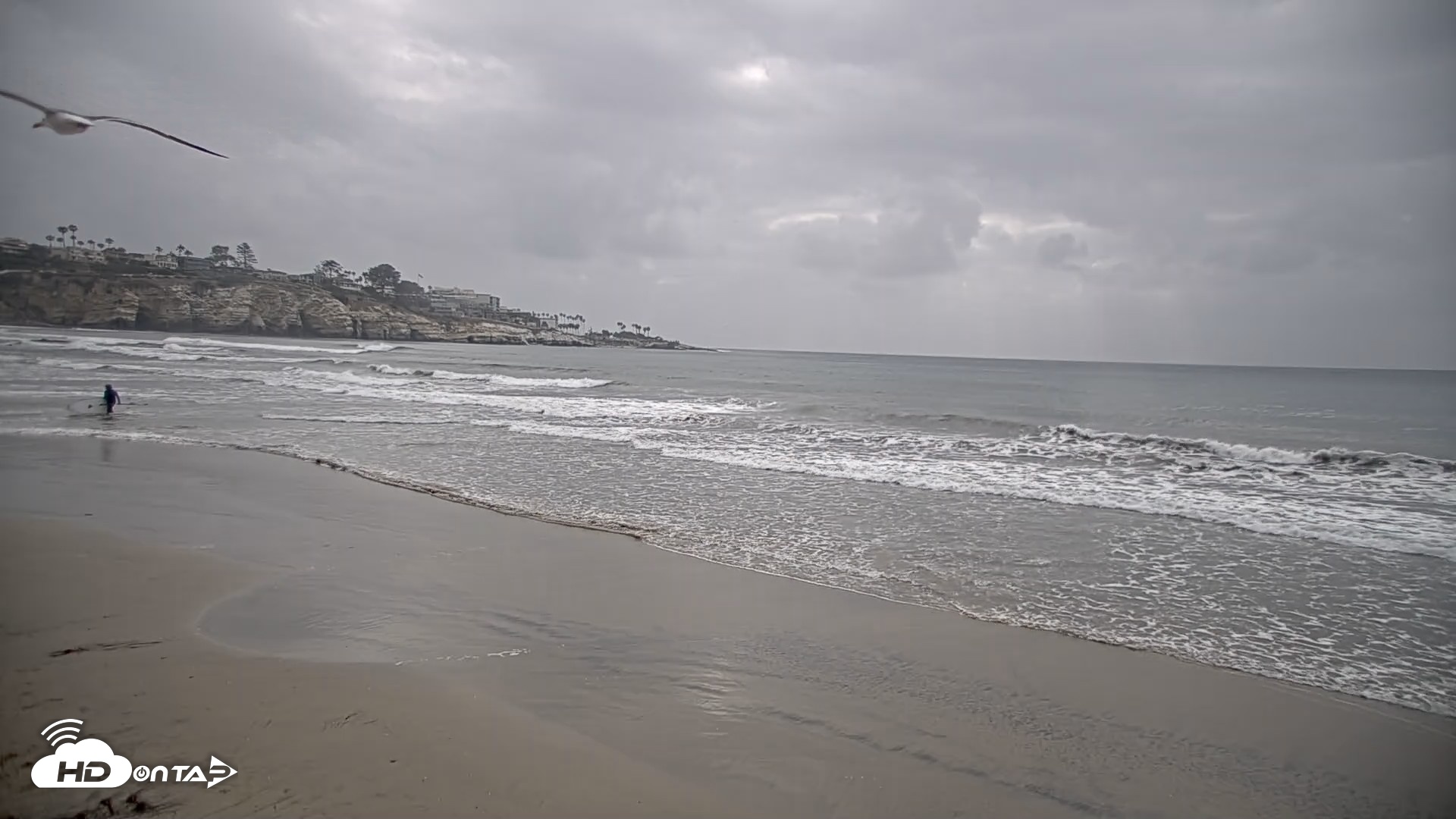 Snapshot of La Jolla Shores Live Surf Cam taken May 17, 2026, 5:00pm PDT