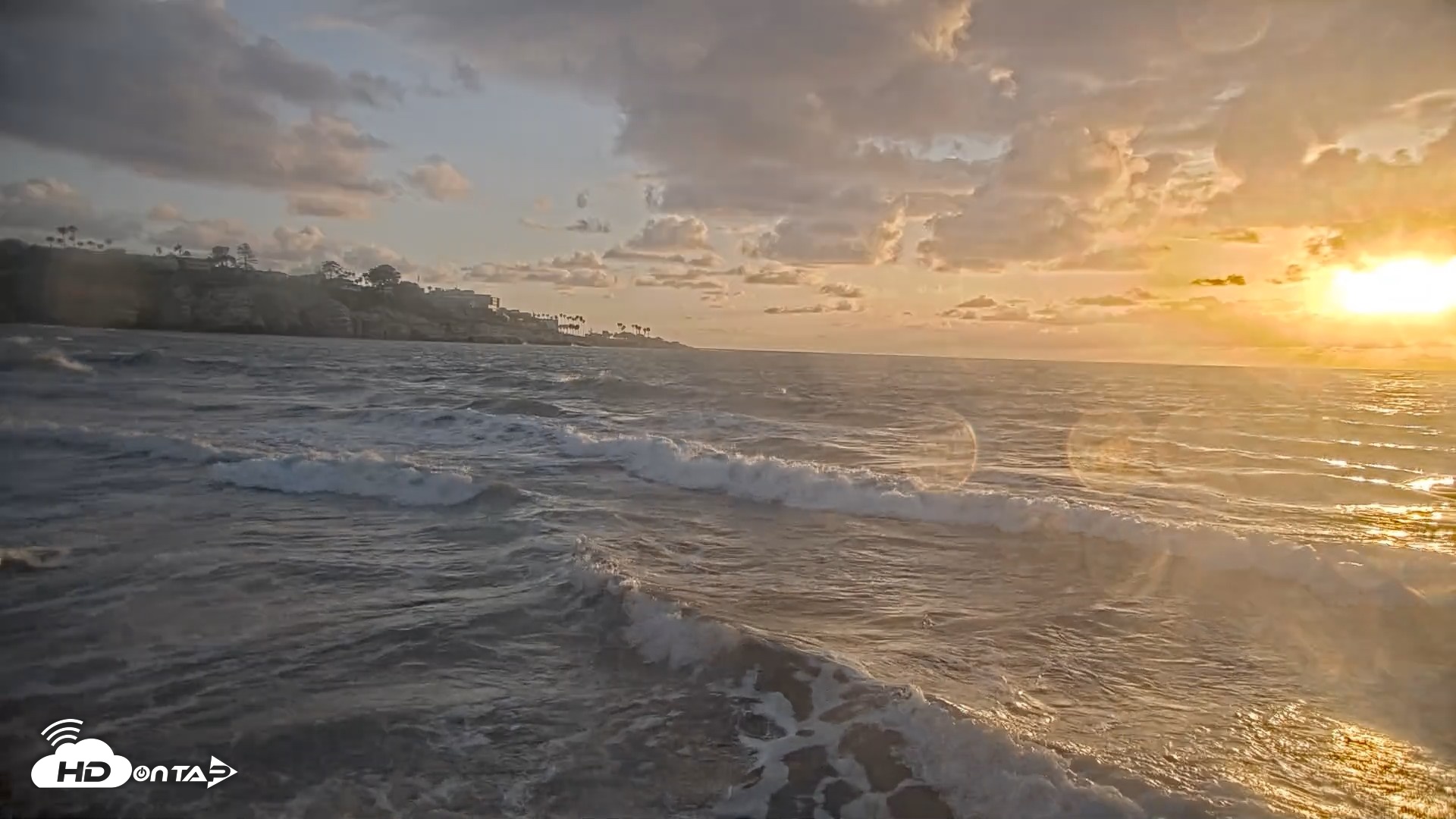 Snapshot of La Jolla Shores Live Surf Cam taken May 27, 2026, 7:28pm PDT