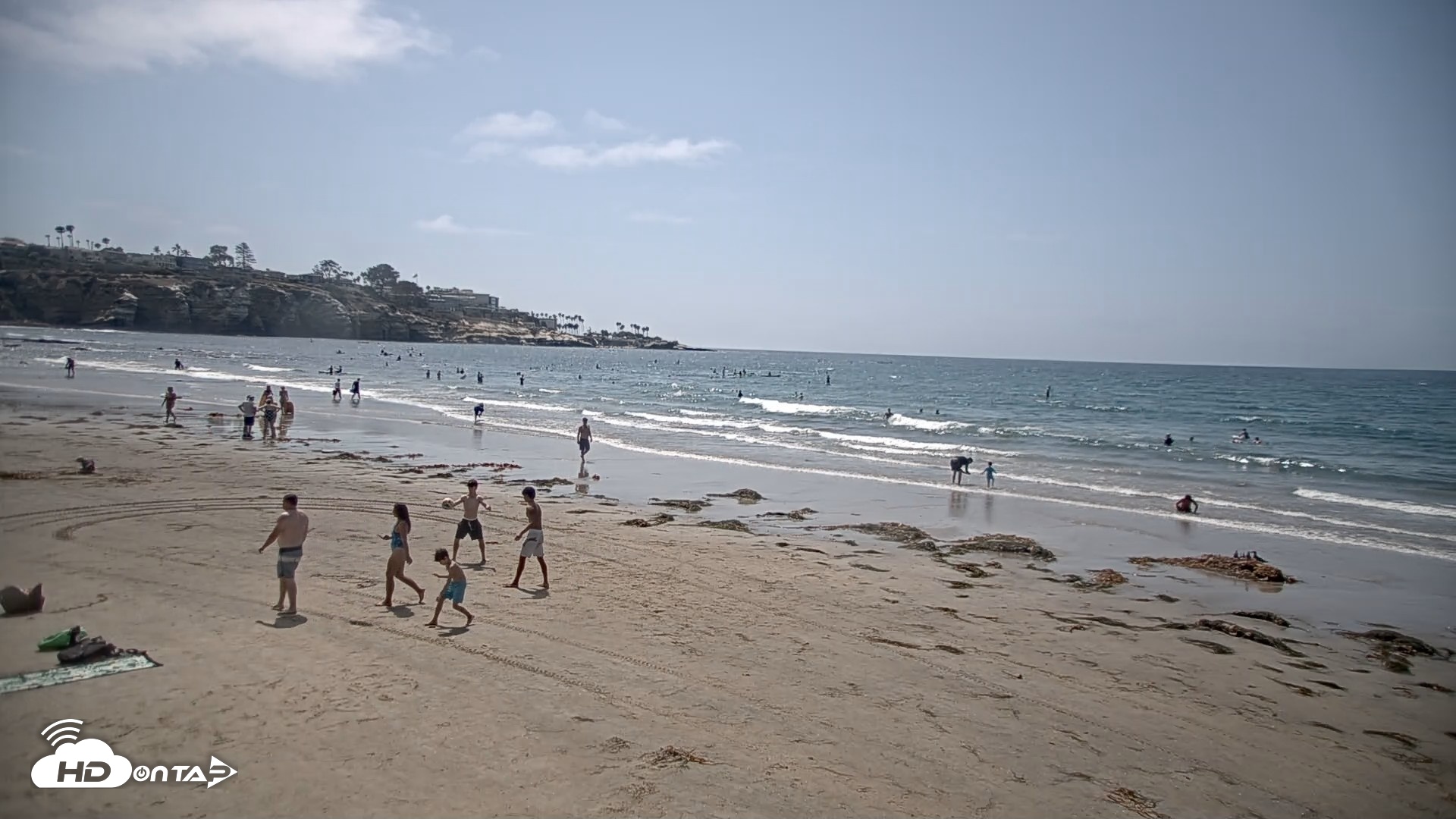 Snapshot of La Jolla Shores Live Surf Cam taken Aug 11, 2026, 2:44pm PDT