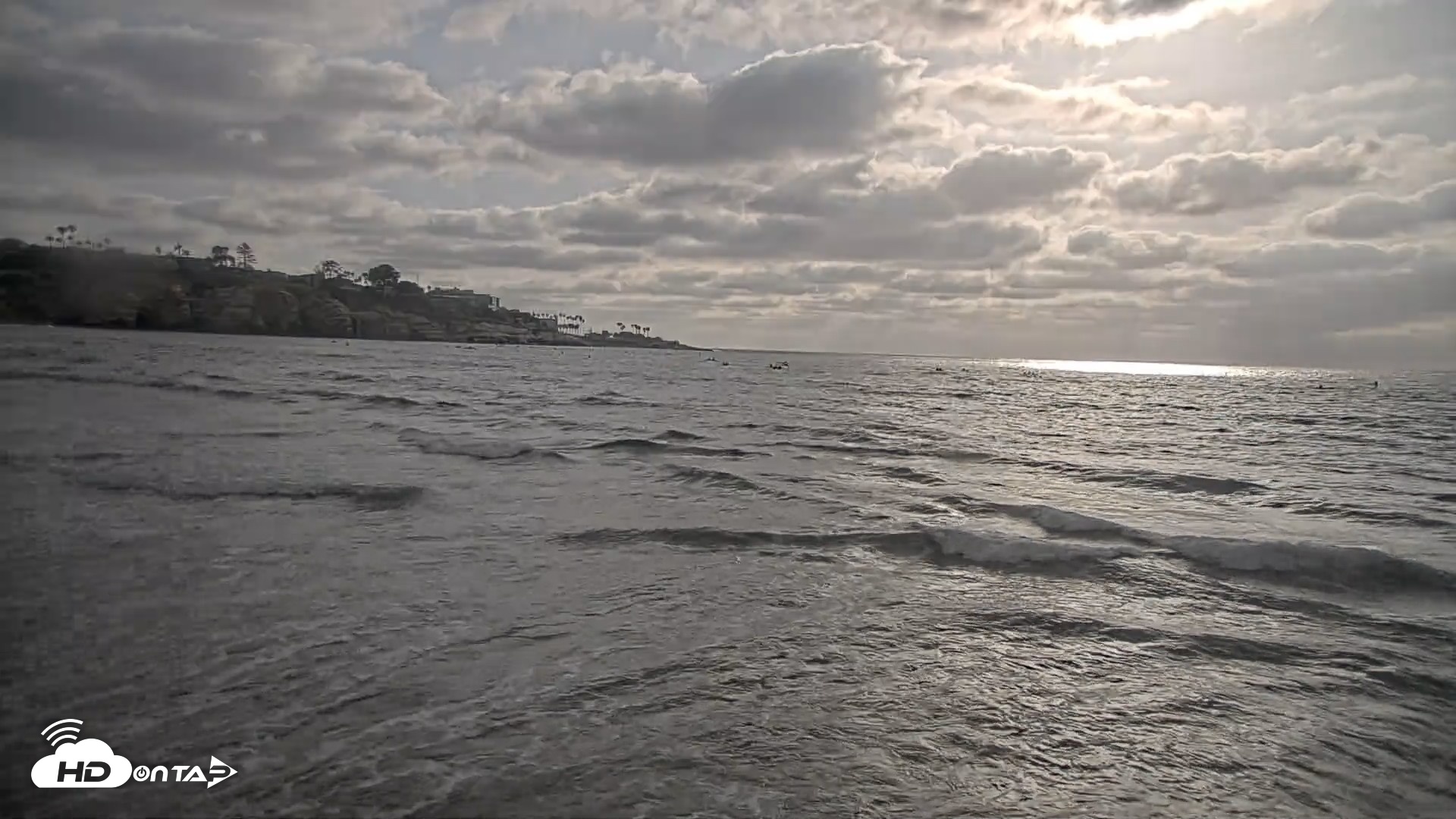 Snapshot of La Jolla Shores Live Surf Cam taken May 23, 2026, 6:15pm PDT