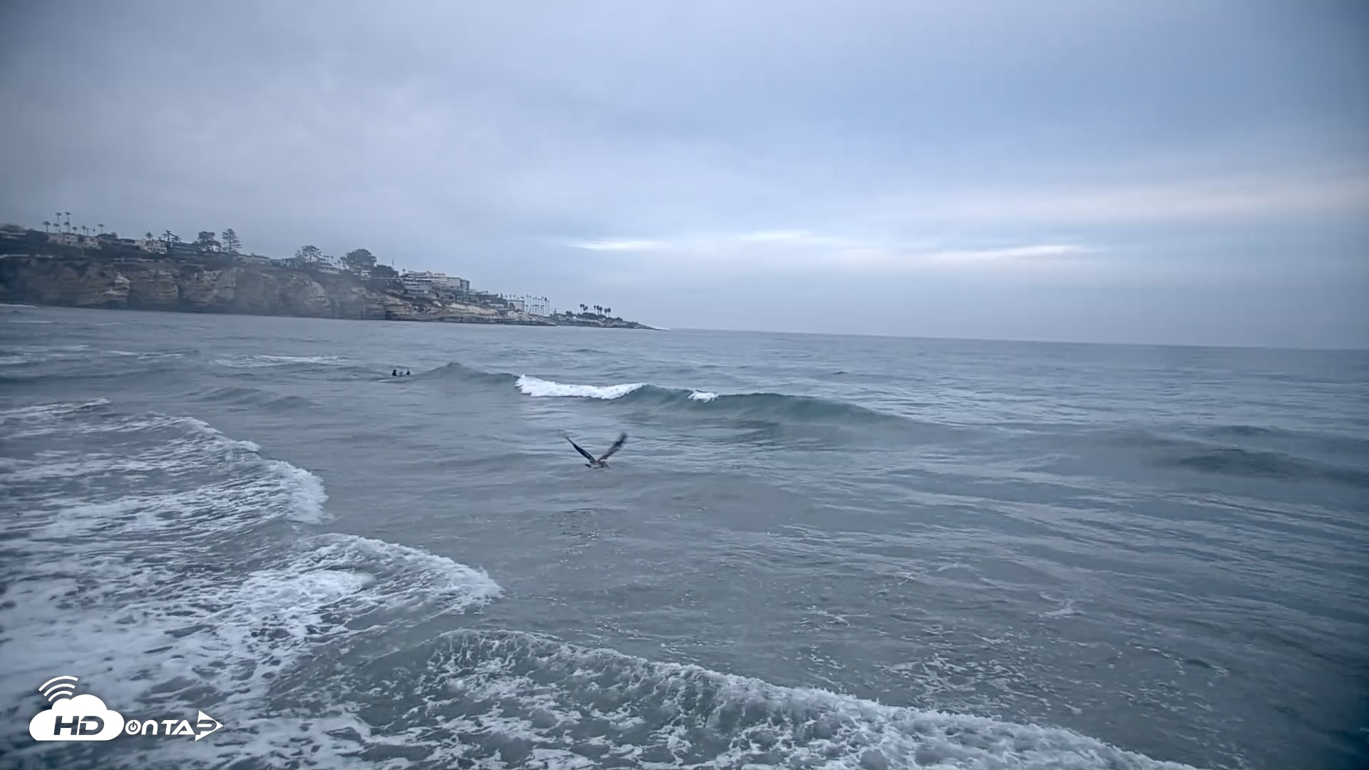 Snapshot of La Jolla Shores Live Surf Cam taken Oct 10, 2026, 7:08am PDT
