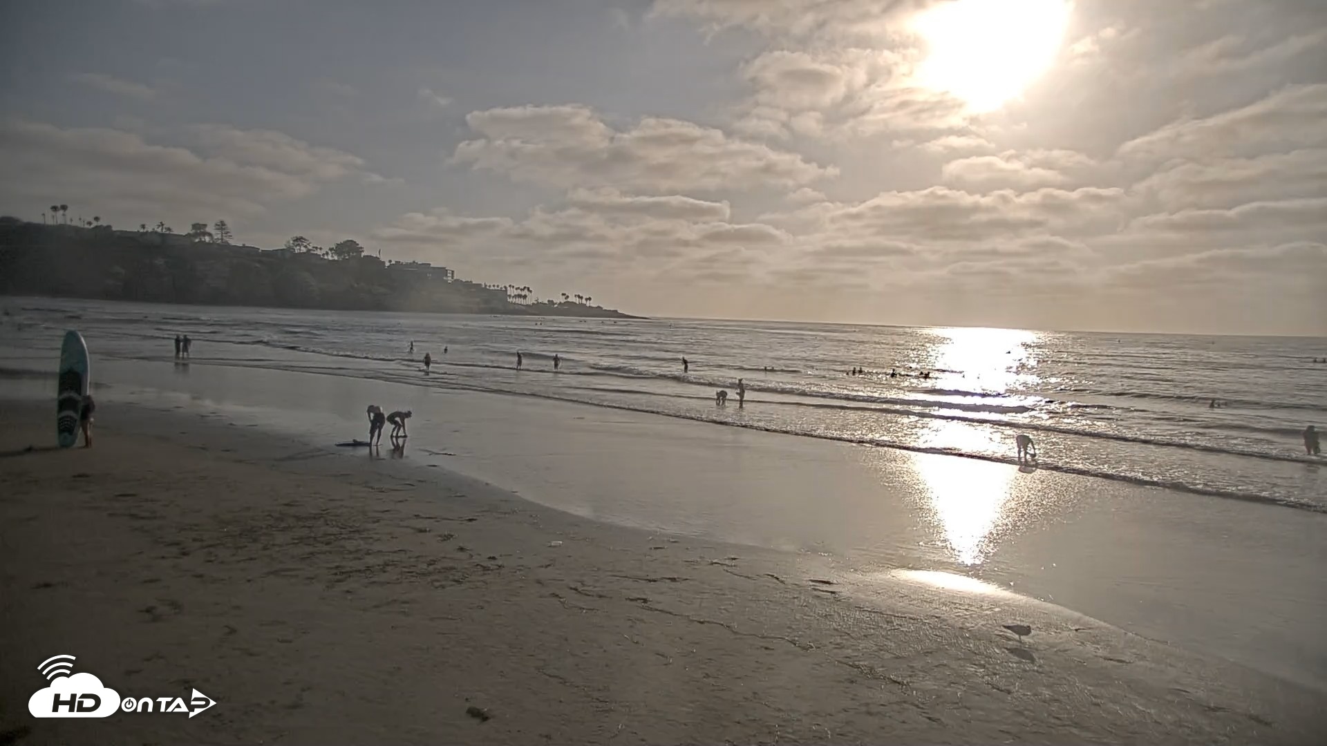 Snapshot of La Jolla Shores Live Surf Cam taken Aug 3, 2026, 6:28pm PDT