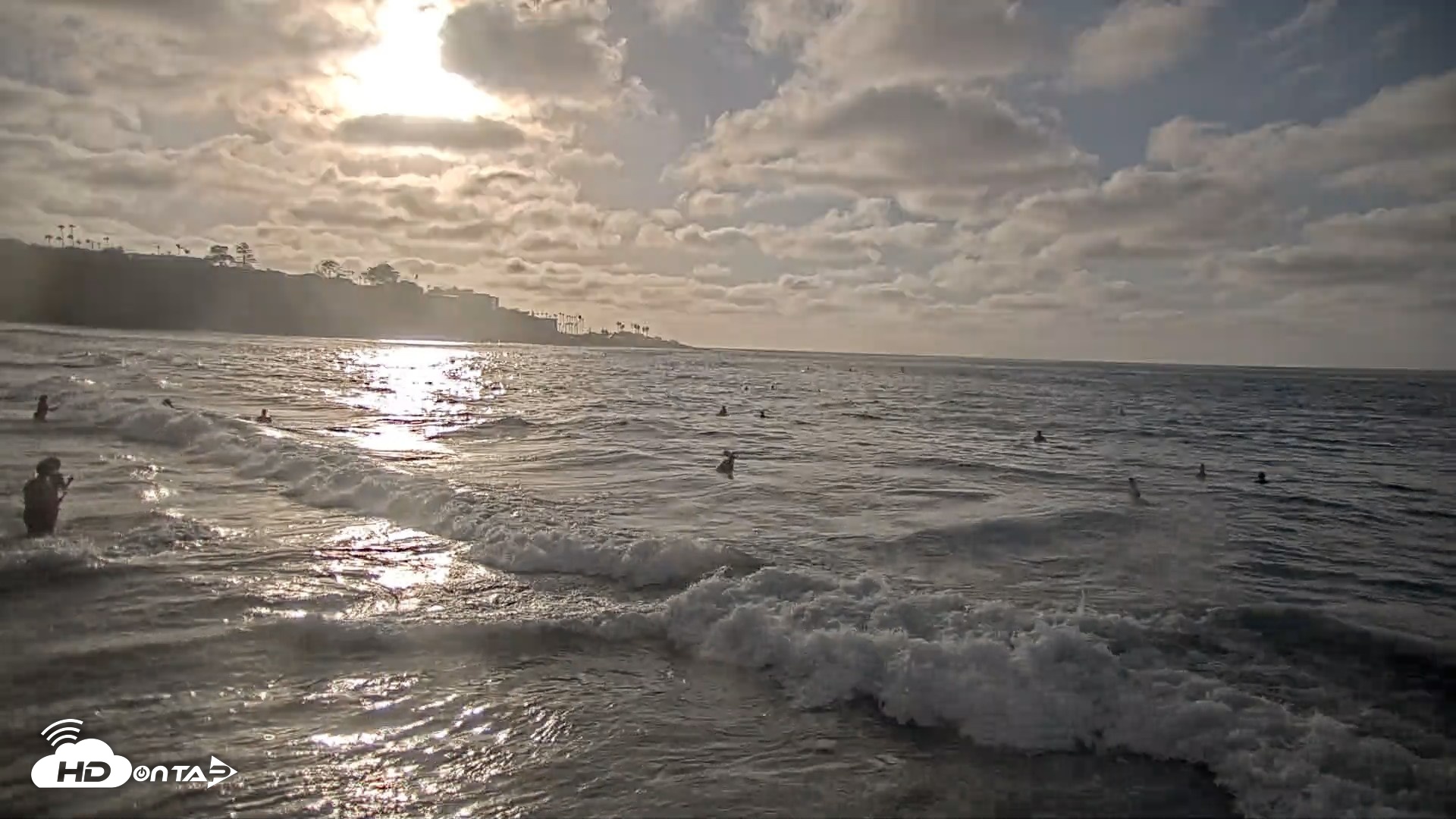 Snapshot of La Jolla Shores Live Surf Cam taken Oct 19, 2026, 5:05pm PDT