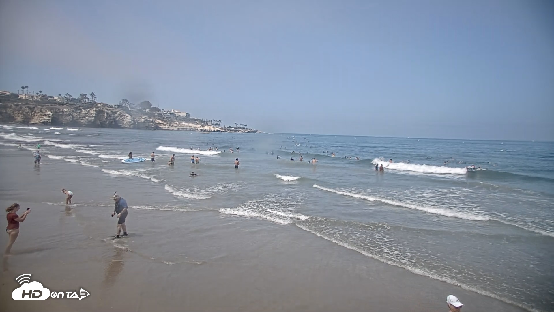 Snapshot of La Jolla Shores Live Surf Cam taken Aug 23, 2026, 11:37am PDT
