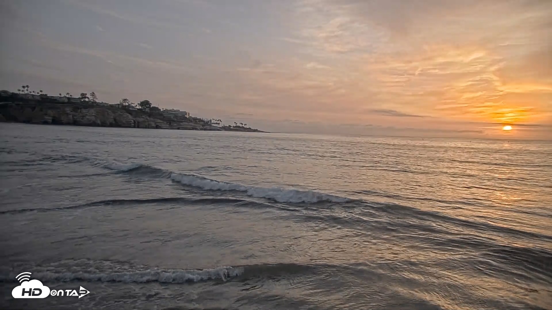 Snapshot of La Jolla Shores Live Surf Cam taken May 12, 2026, 7:31pm PDT