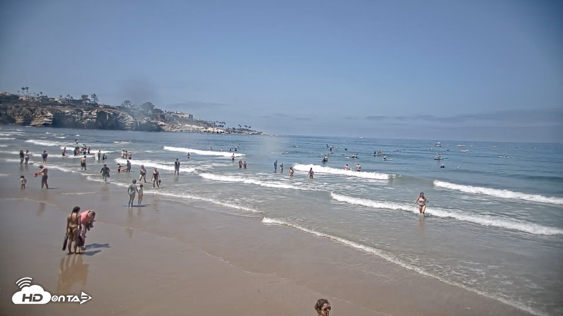 Snapshot of La Jolla Shores Live Surf Cam taken Aug 22, 2026, 12:00pm PDT
